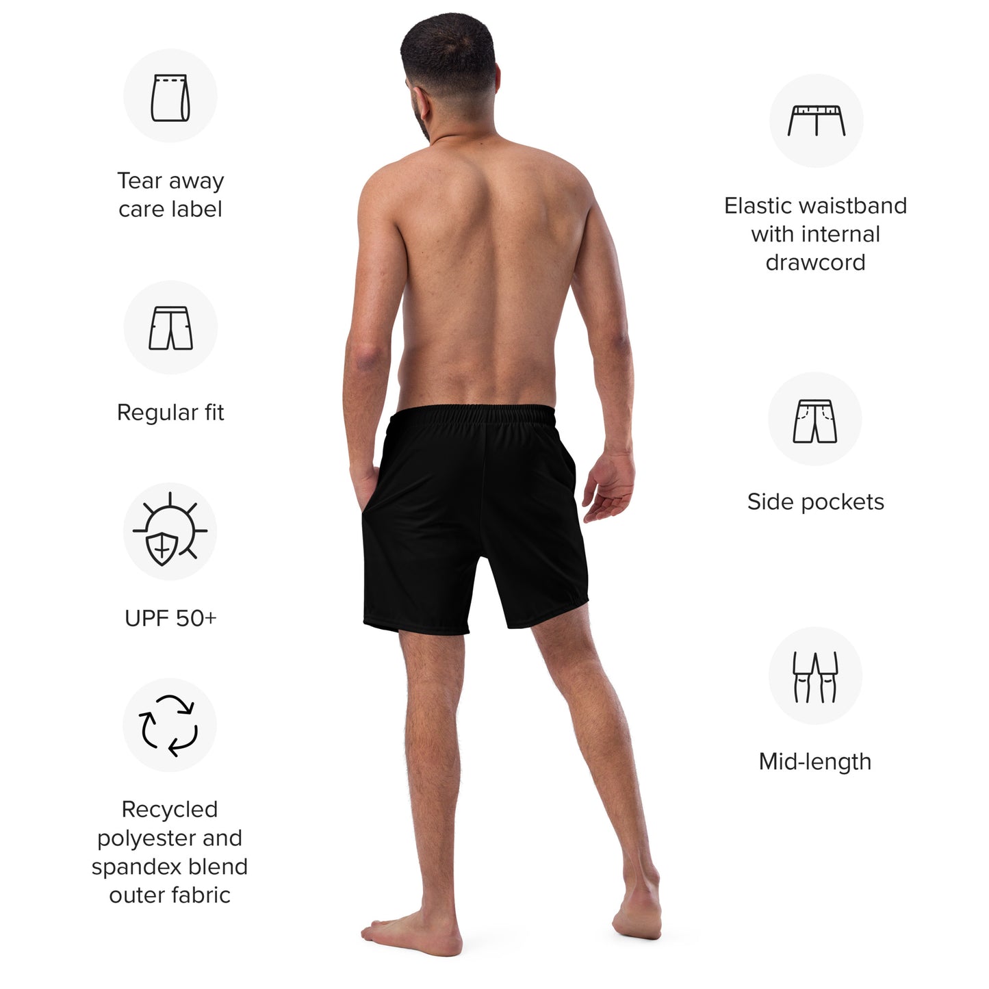 Discarded Warriors Skull Men's swim trunks