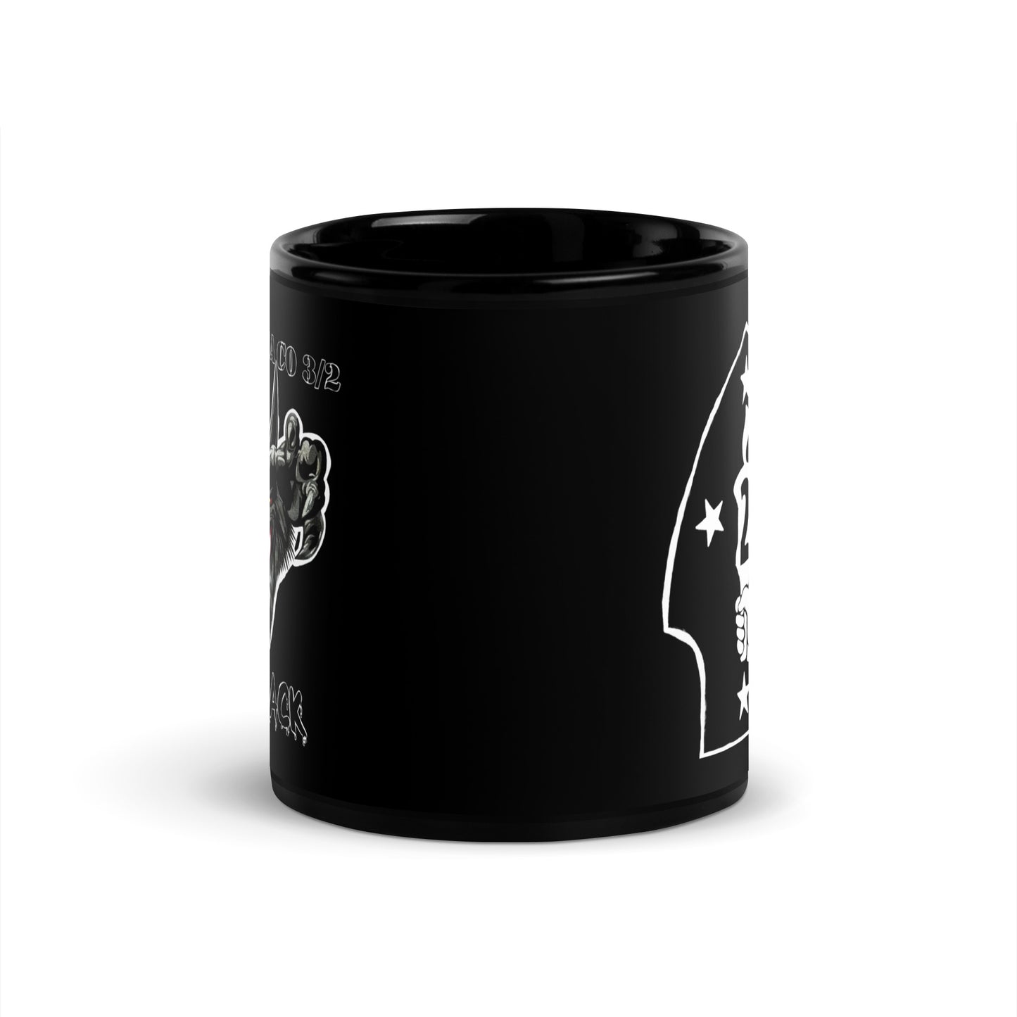 3/2 Lima Co Black Glossy Mug