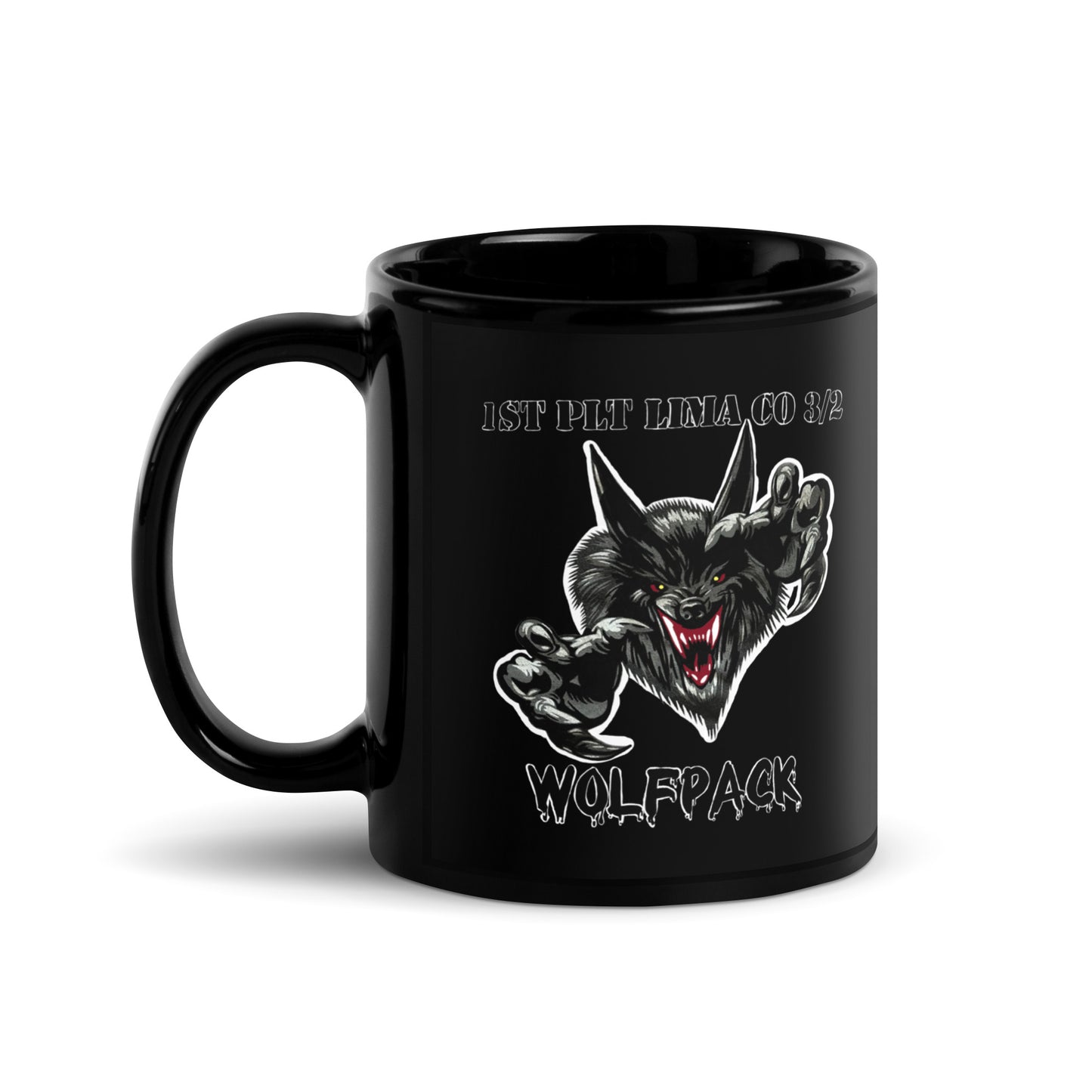 3/2 Lima Co Black Glossy Mug