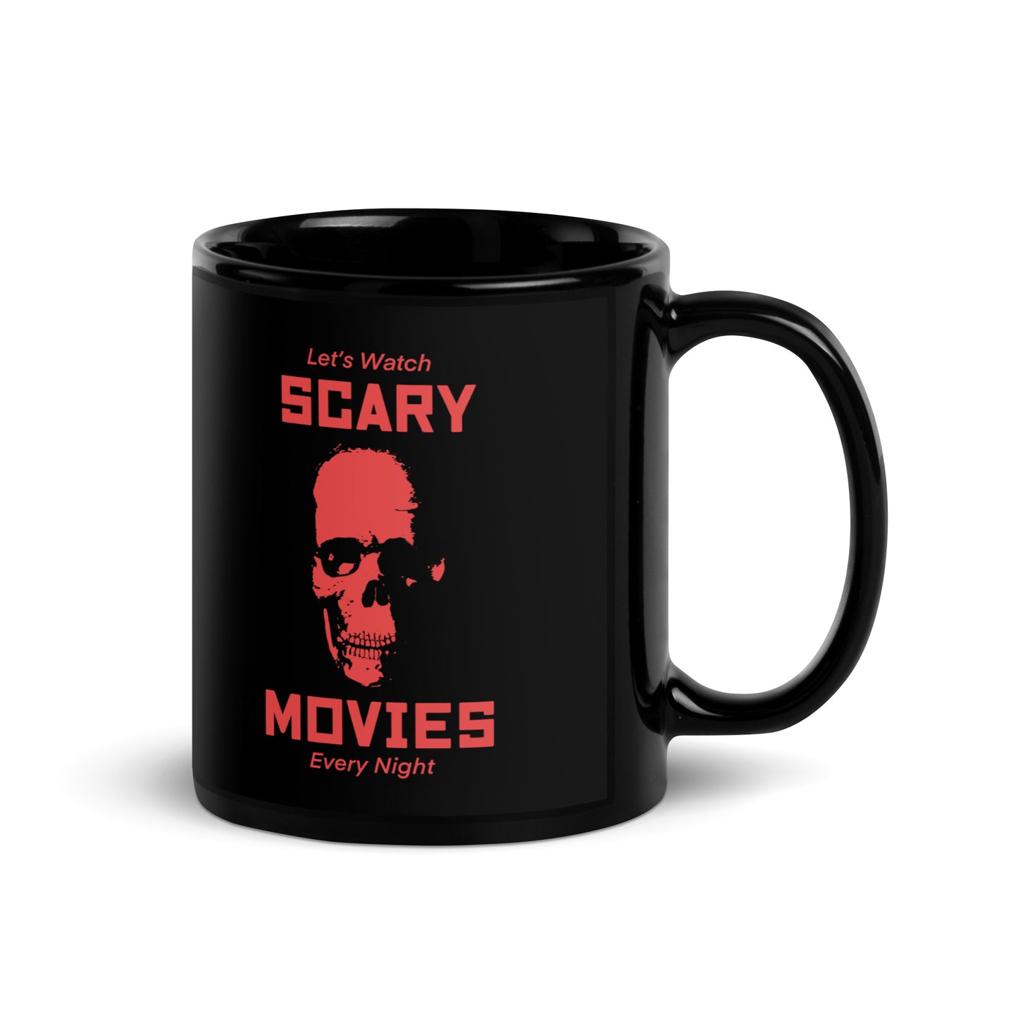 Halloween - Scary Movies Black Glossy Mug