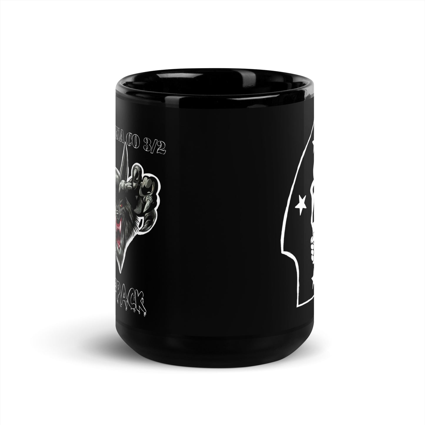 3/2 Lima Co Black Glossy Mug