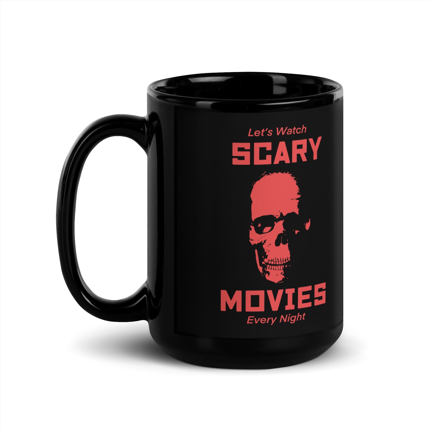 Halloween - Scary Movies Black Glossy Mug