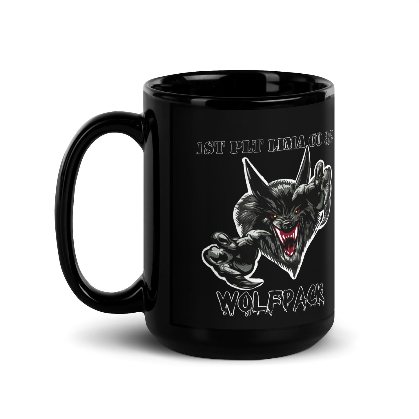 3/2 Lima Co Black Glossy Mug