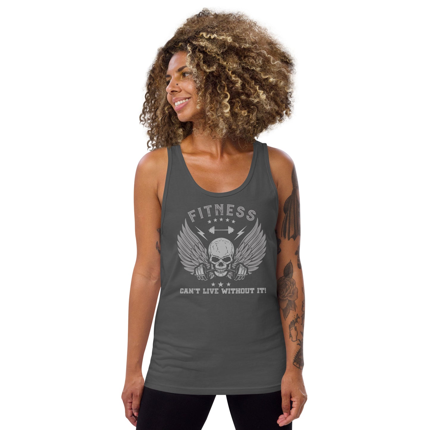 Fitness Skull Men's Tank Top