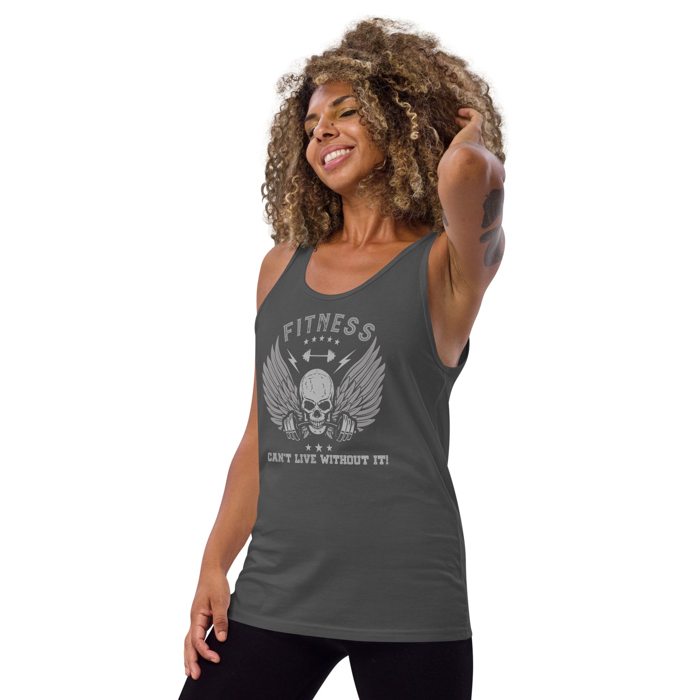 Fitness Skull Men's Tank Top