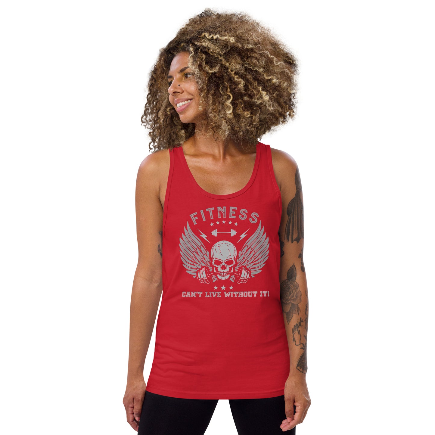 Fitness Skull Men's Tank Top