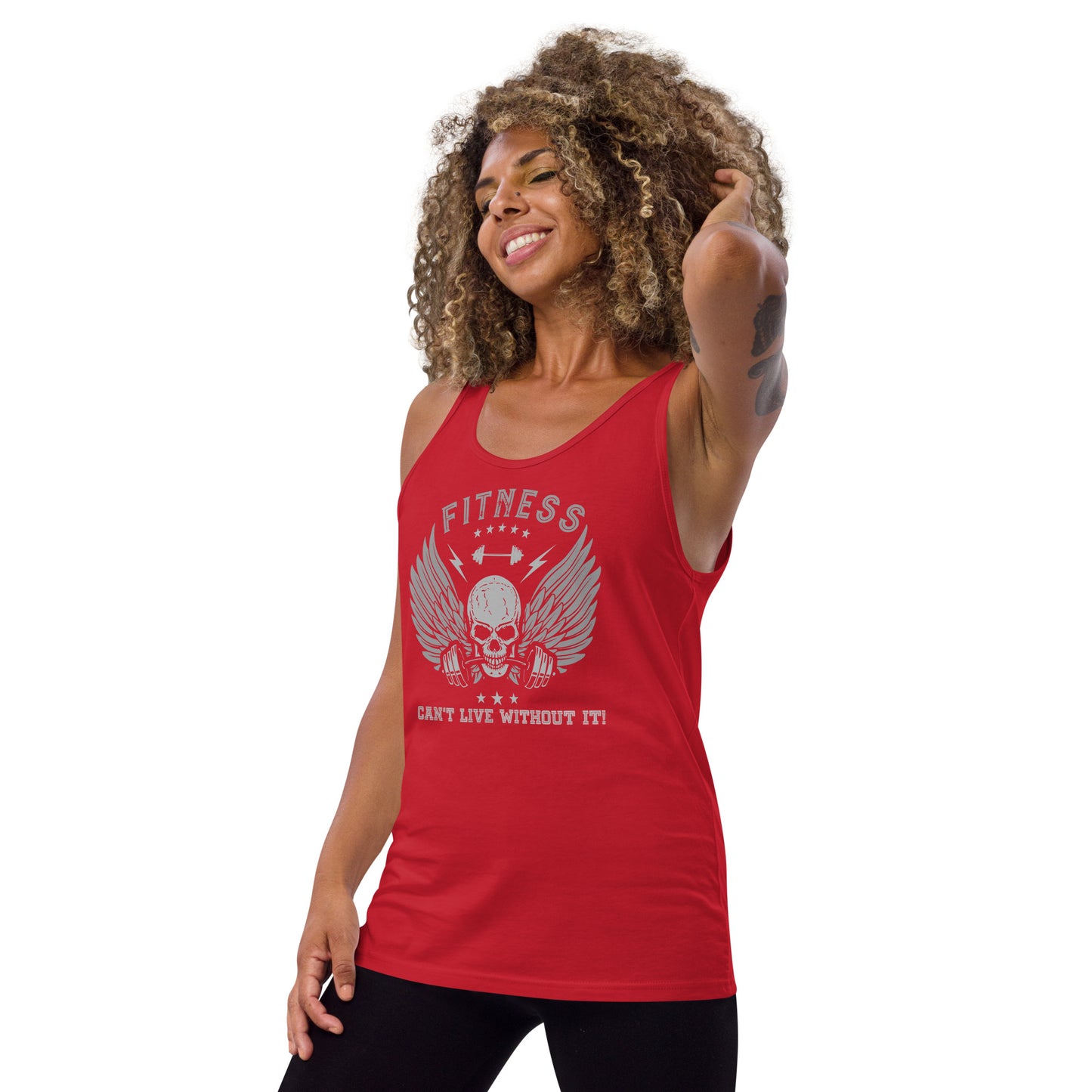 Fitness Skull Men's Tank Top