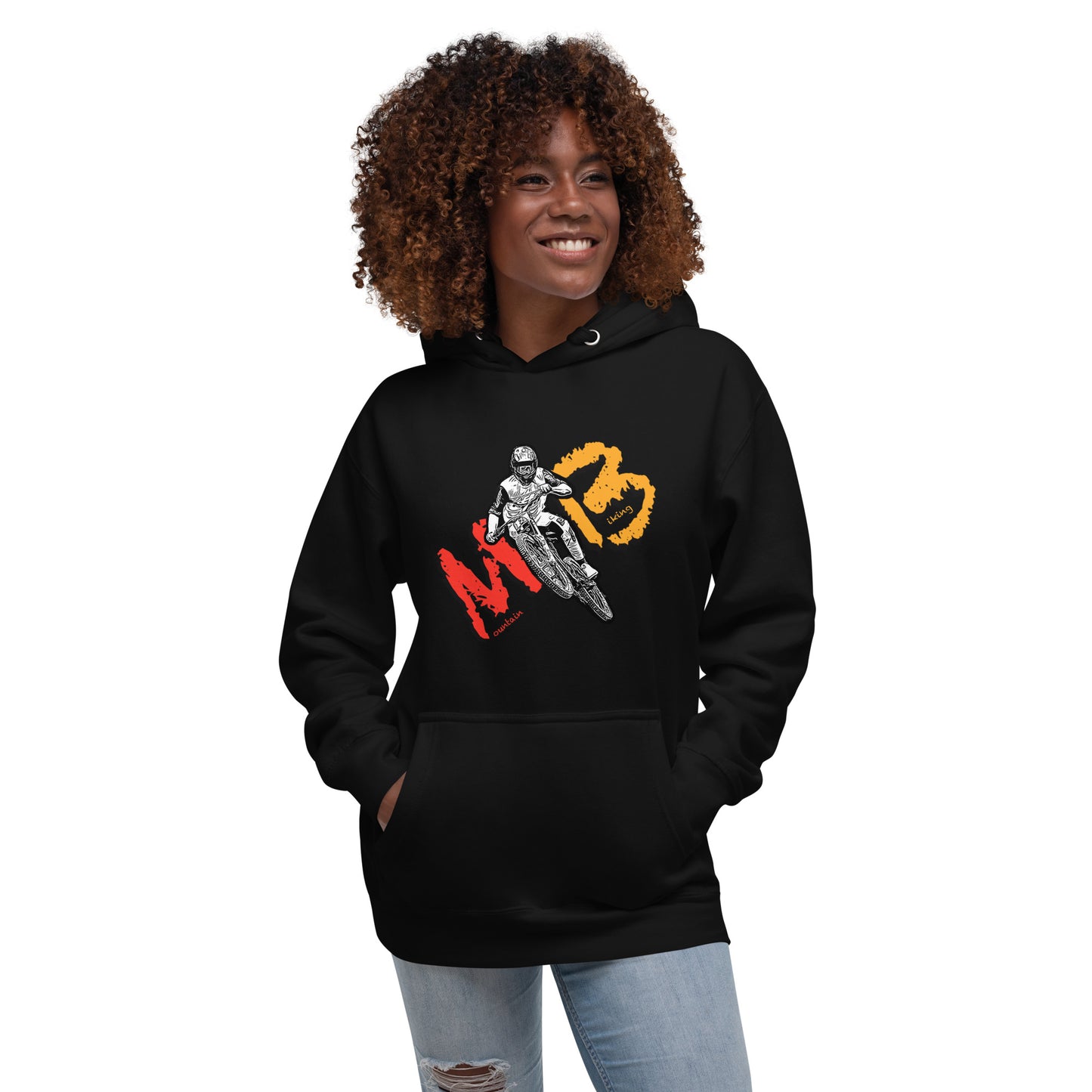 Mountain Biking Unisex Hoodie