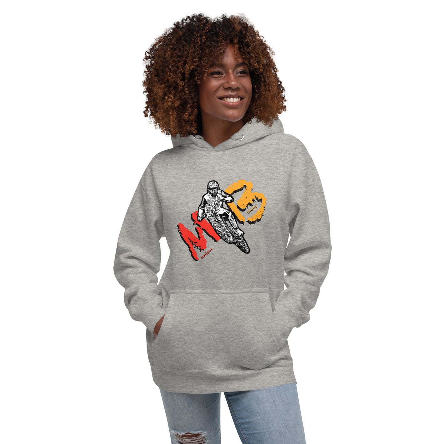 Mountain Biking Unisex Hoodie