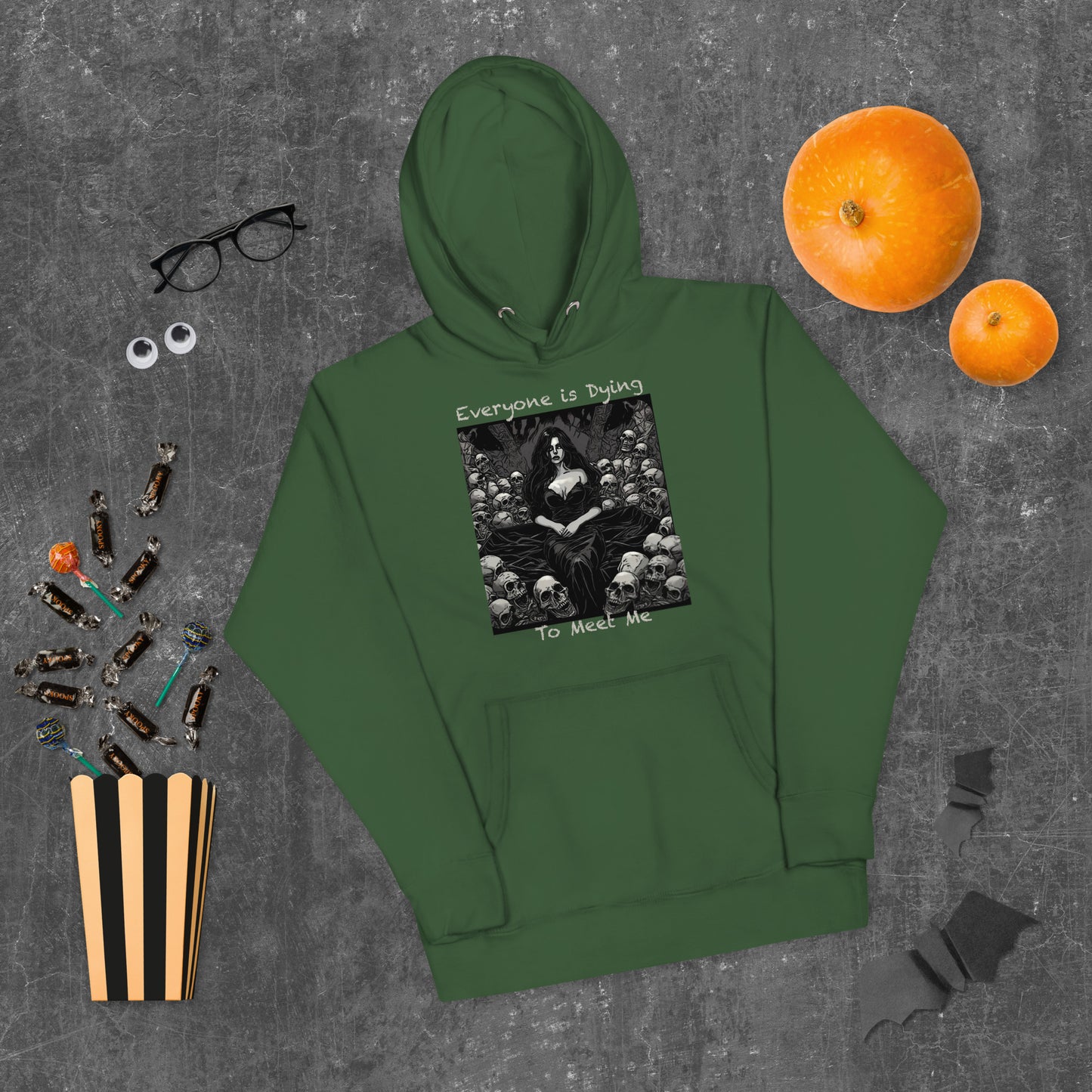 Halloween People are dying to meet me Unisex Hoodie
