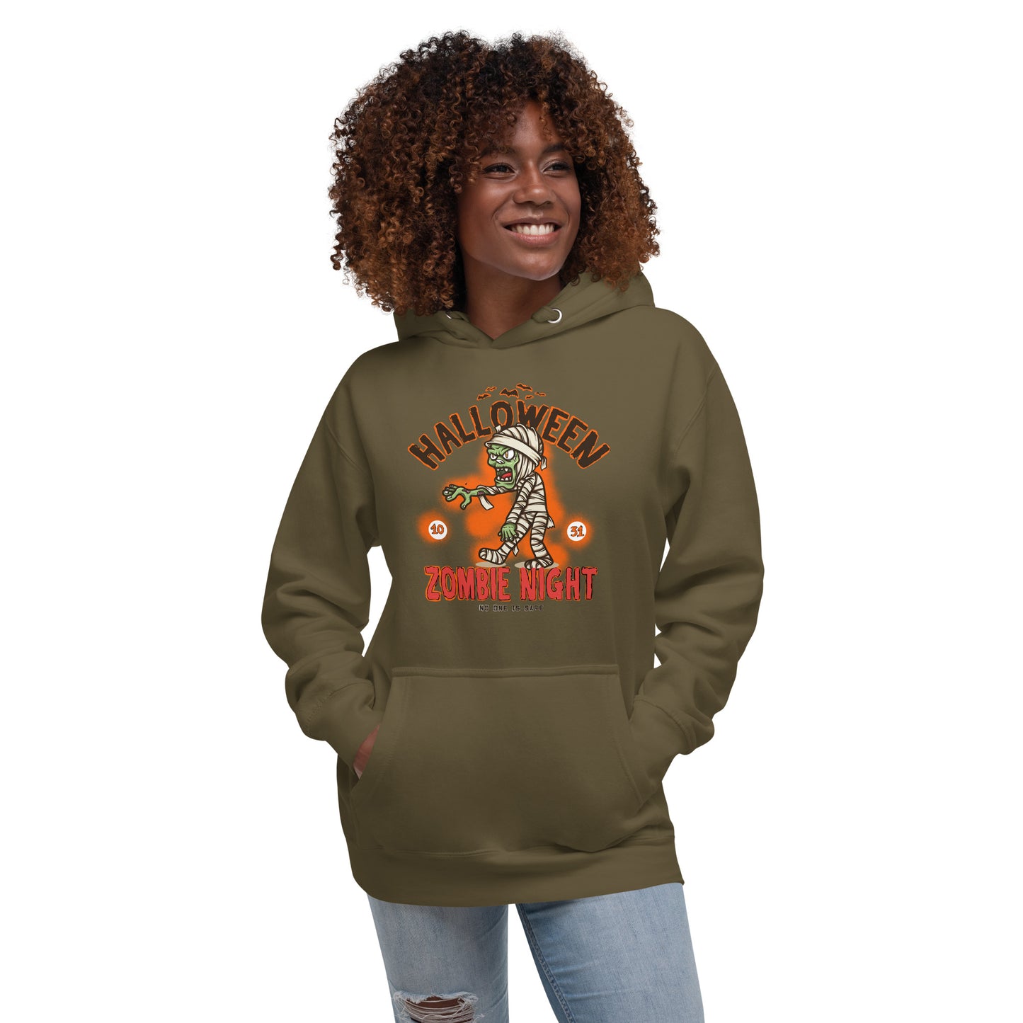 Halloween Zombie Night Unisex Hoodie