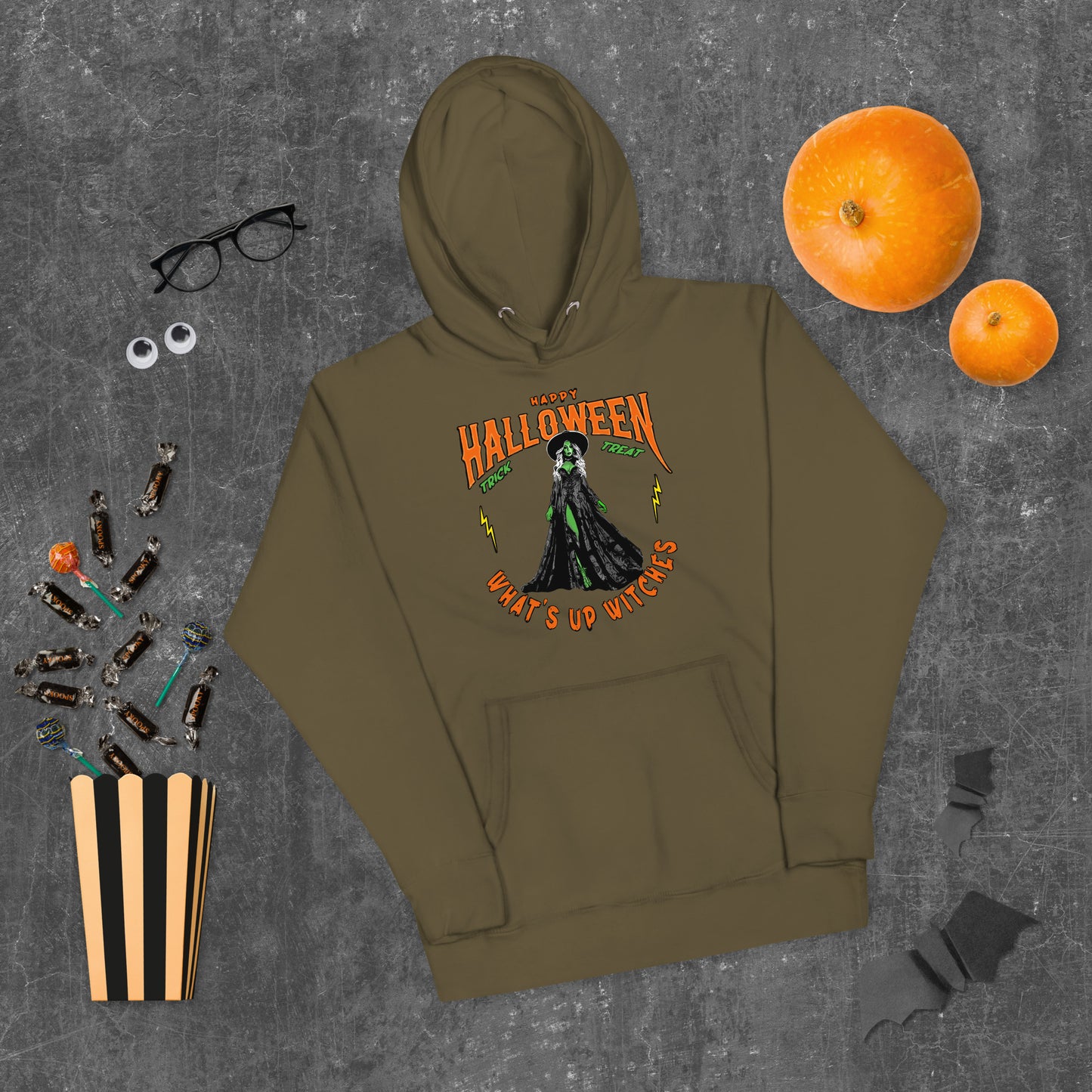 Halloween What Up Witches Unisex Hoodie