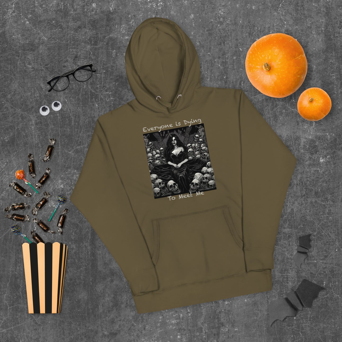 Halloween People are dying to meet me Unisex Hoodie