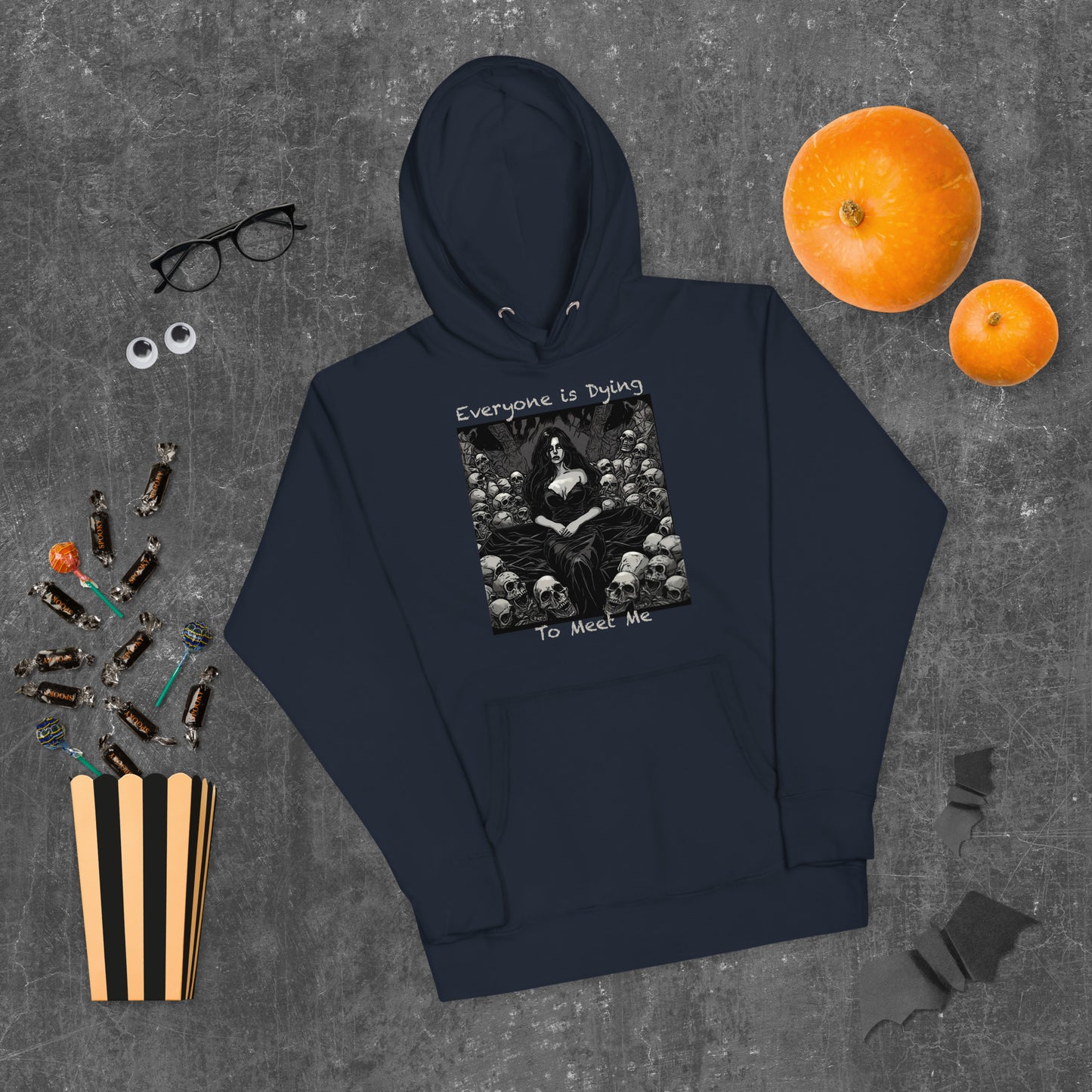Halloween People are dying to meet me Unisex Hoodie