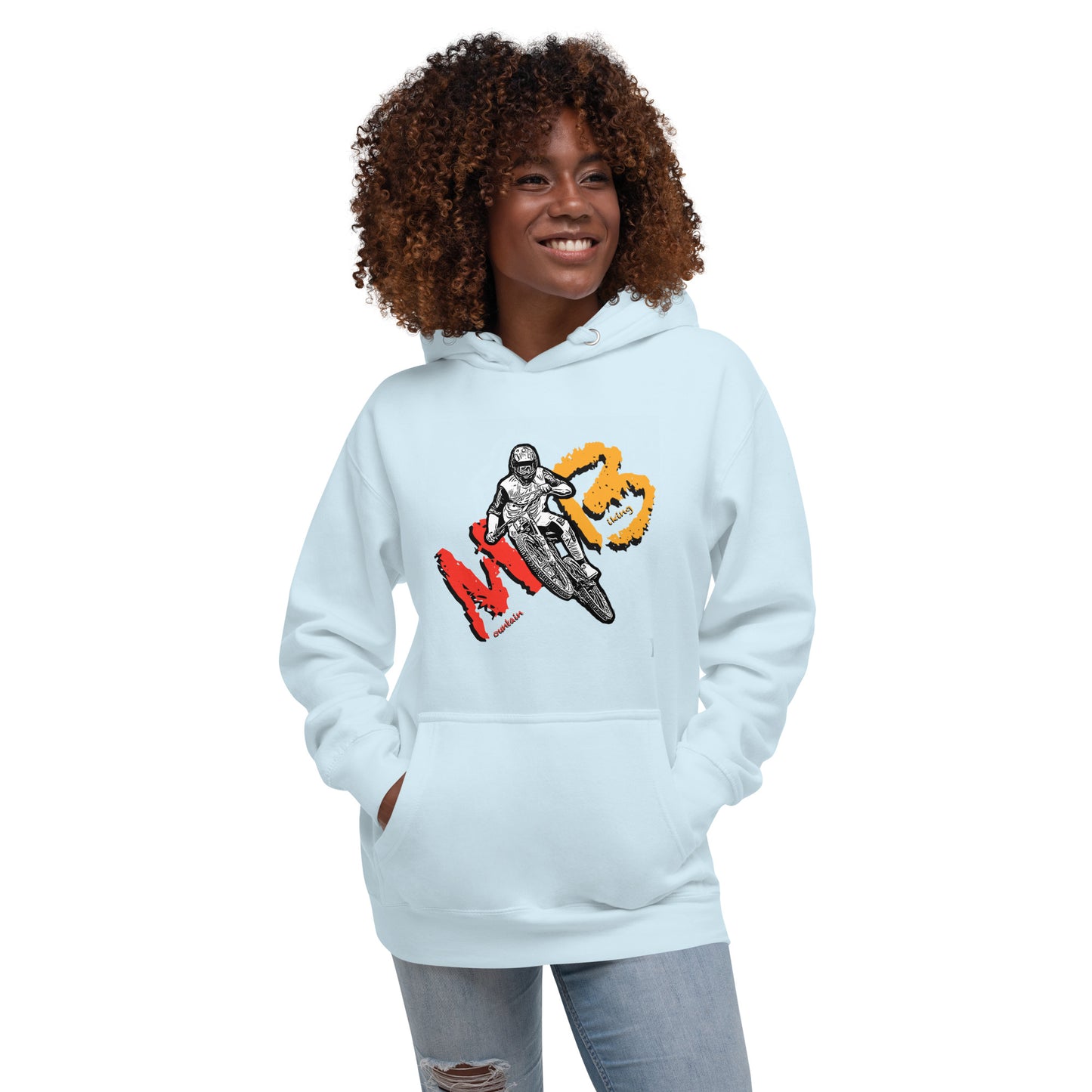 Mountain Biking Unisex Hoodie