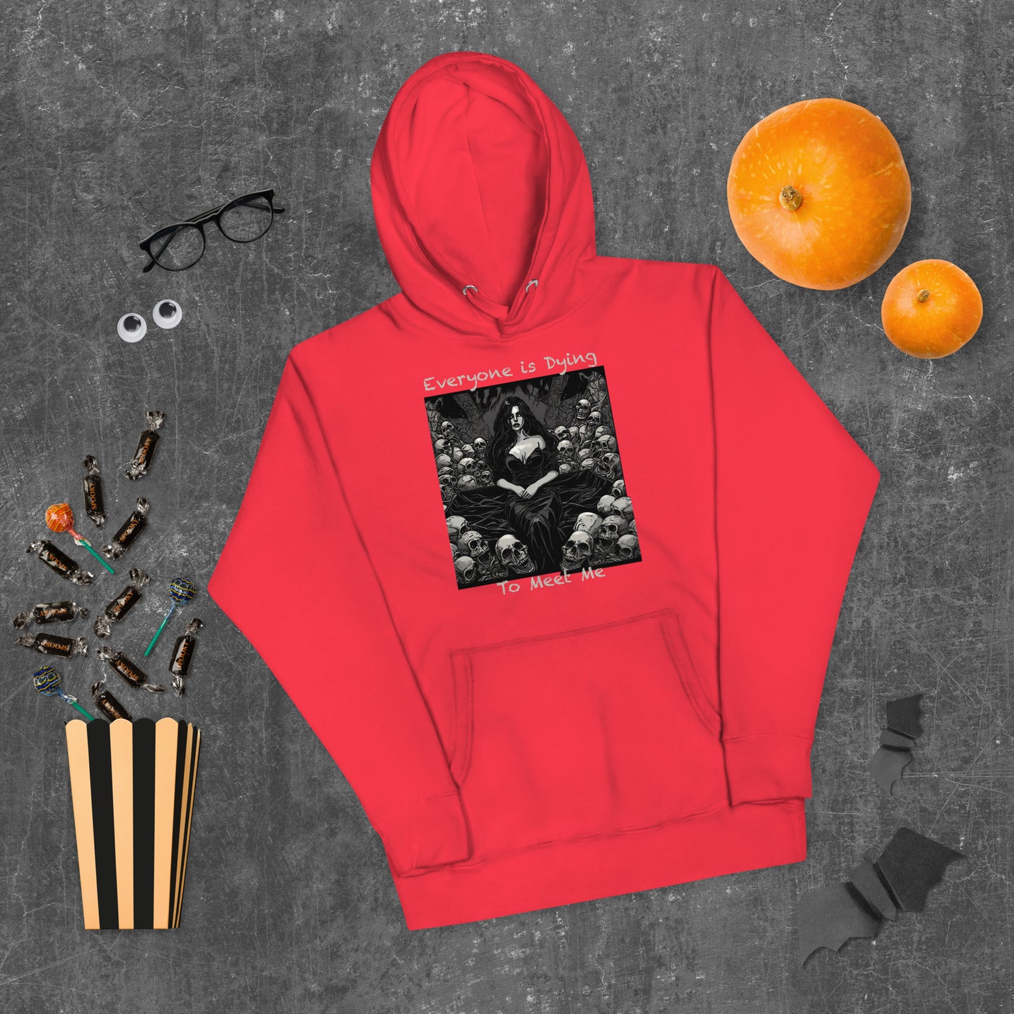 Halloween People are dying to meet me Unisex Hoodie