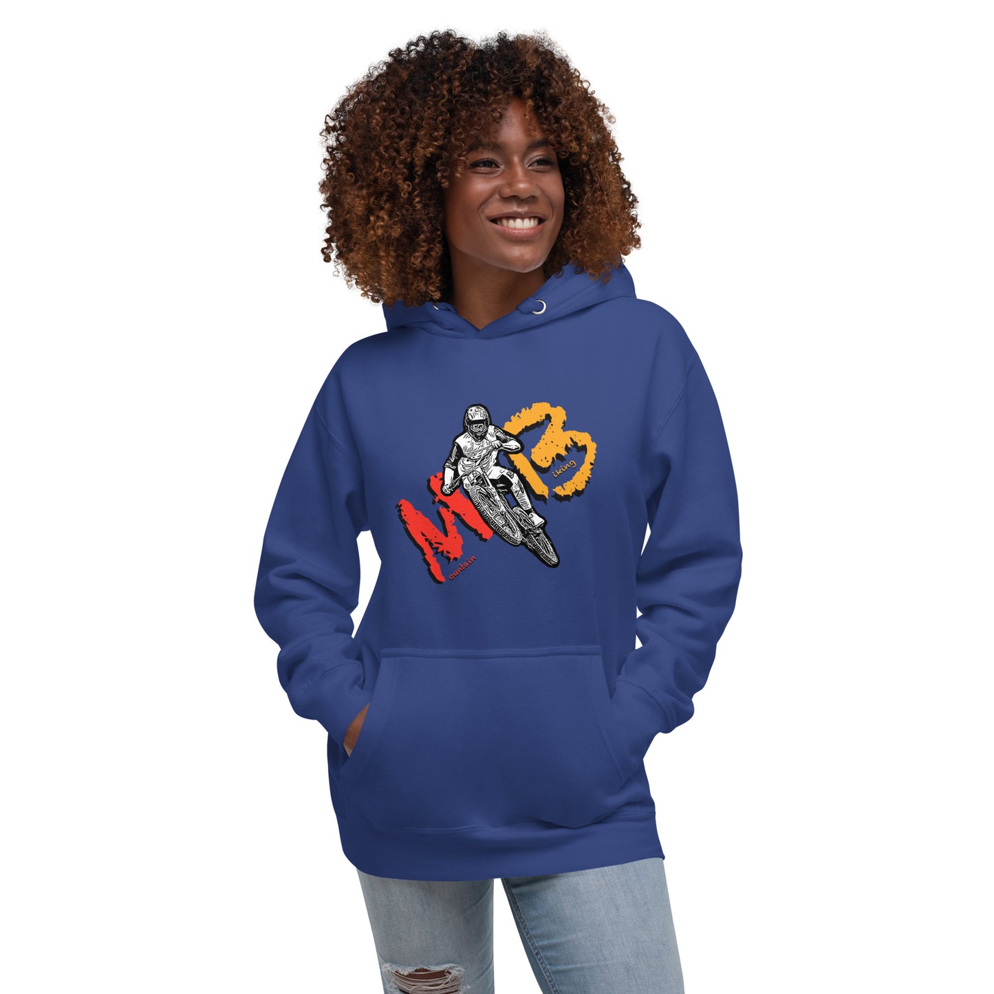 Mountain Biking Unisex Hoodie