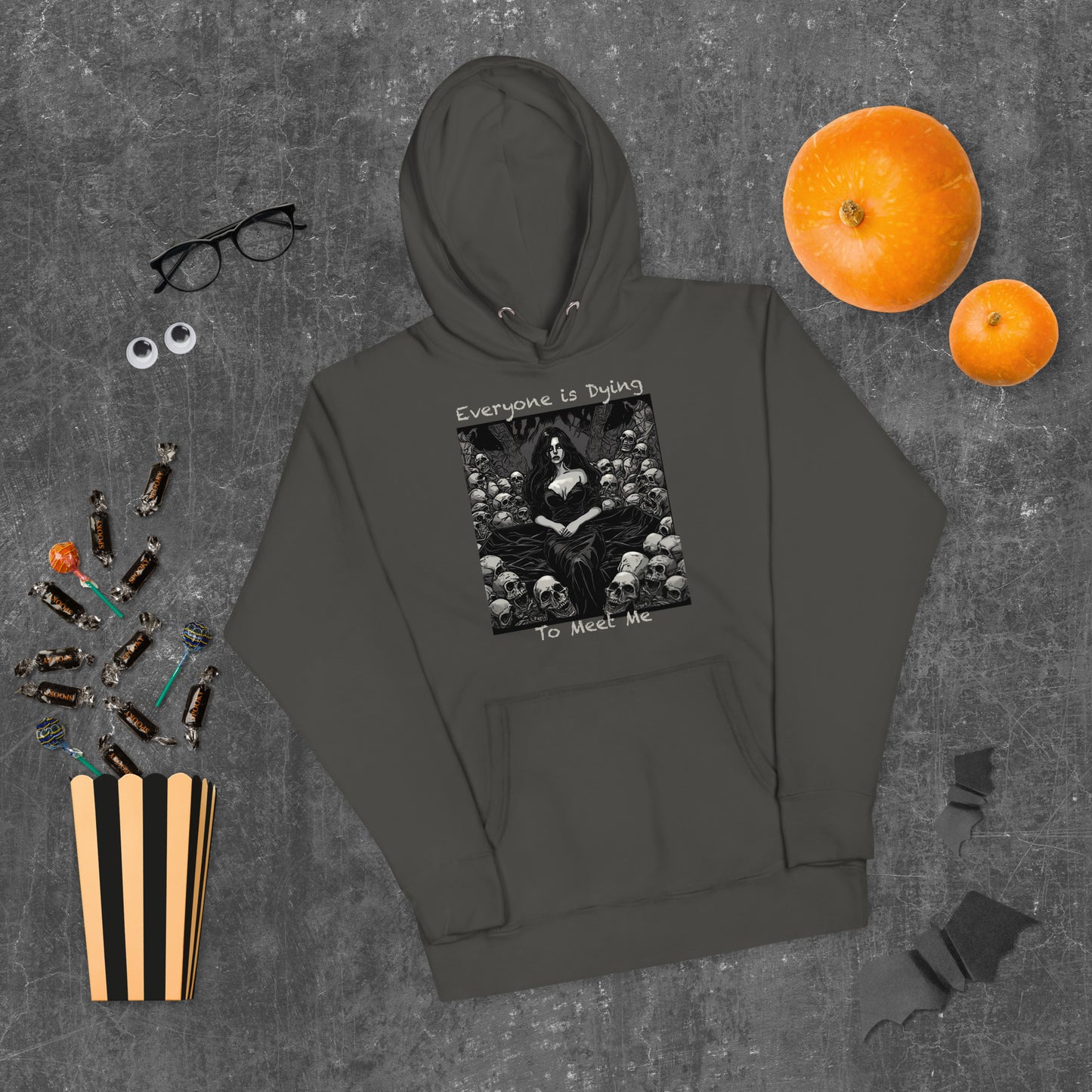 Halloween People are dying to meet me Unisex Hoodie