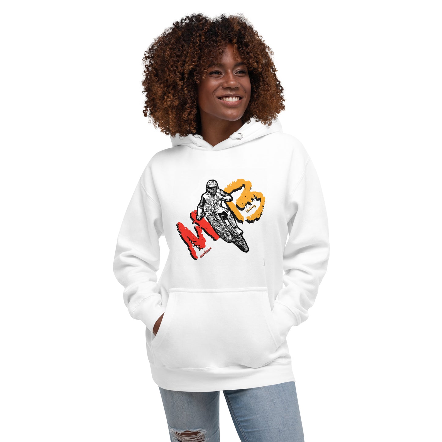 Mountain Biking Unisex Hoodie