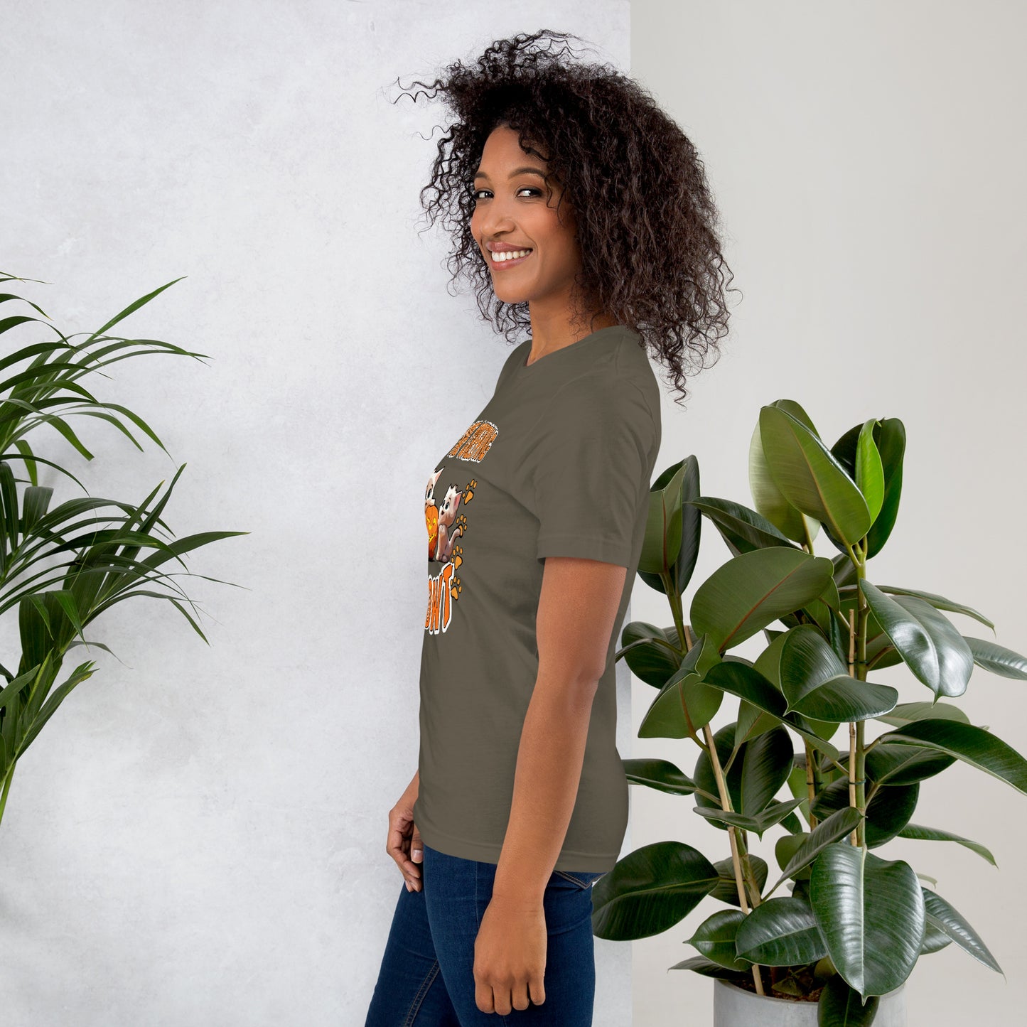 Halloween Creeping Meowt Unisex t-shirt