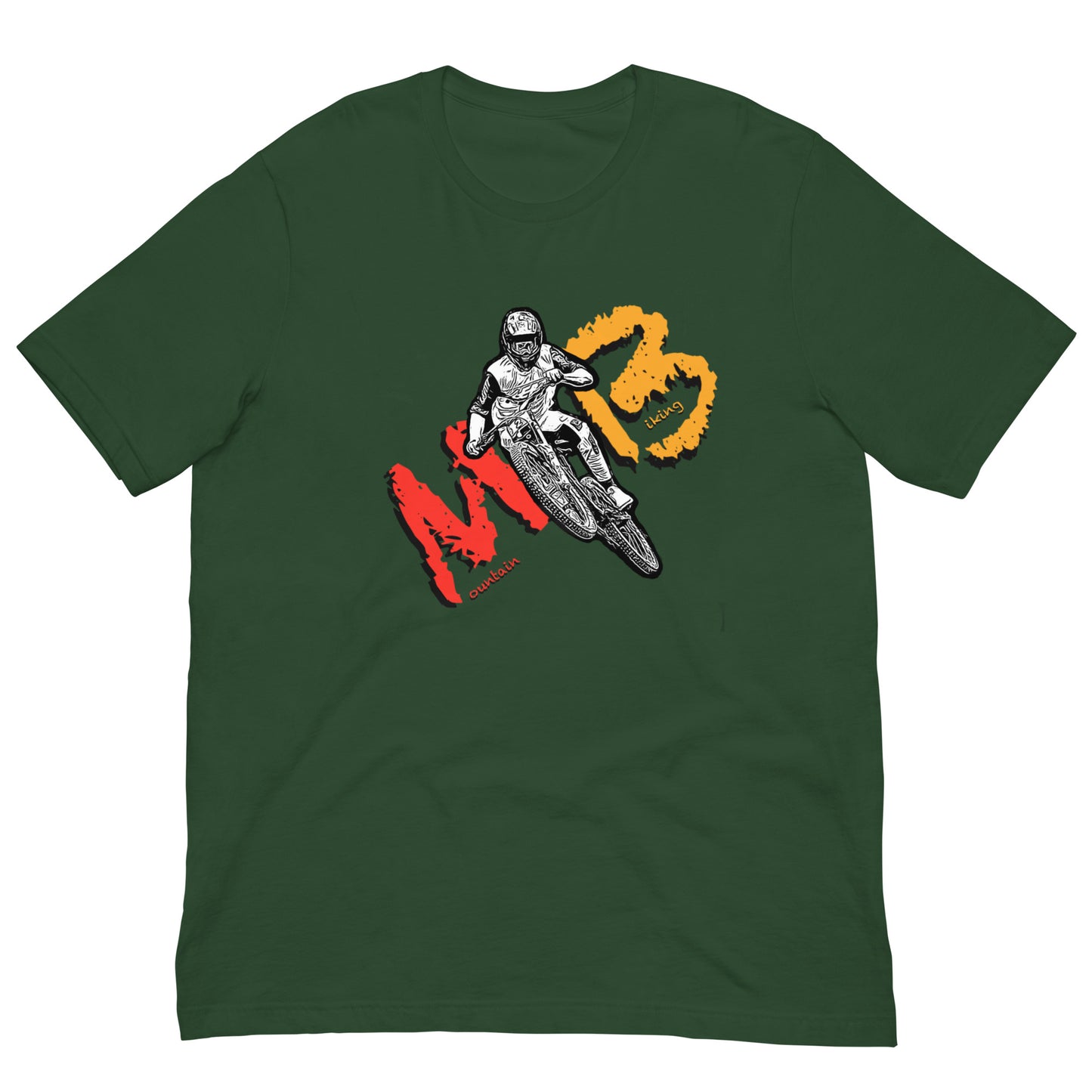 Mountain Biking Unisex t-shirt