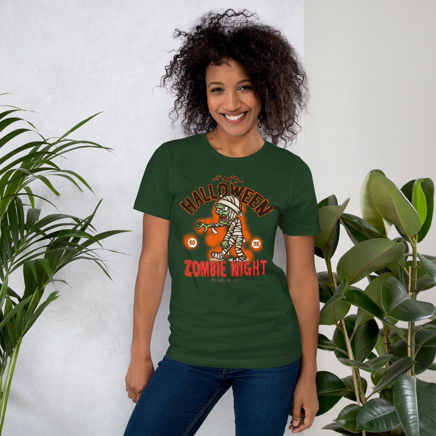 Halloween Zombie Night Unisex t-shirt