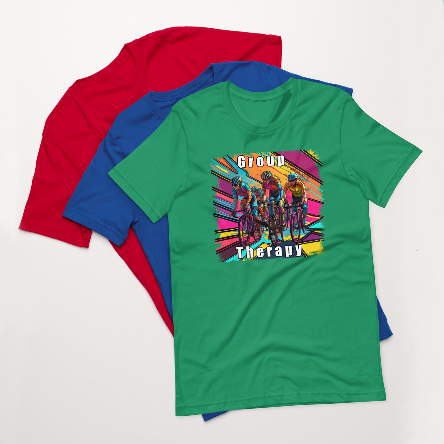 Bike Group Therapy Unisex t-shirt