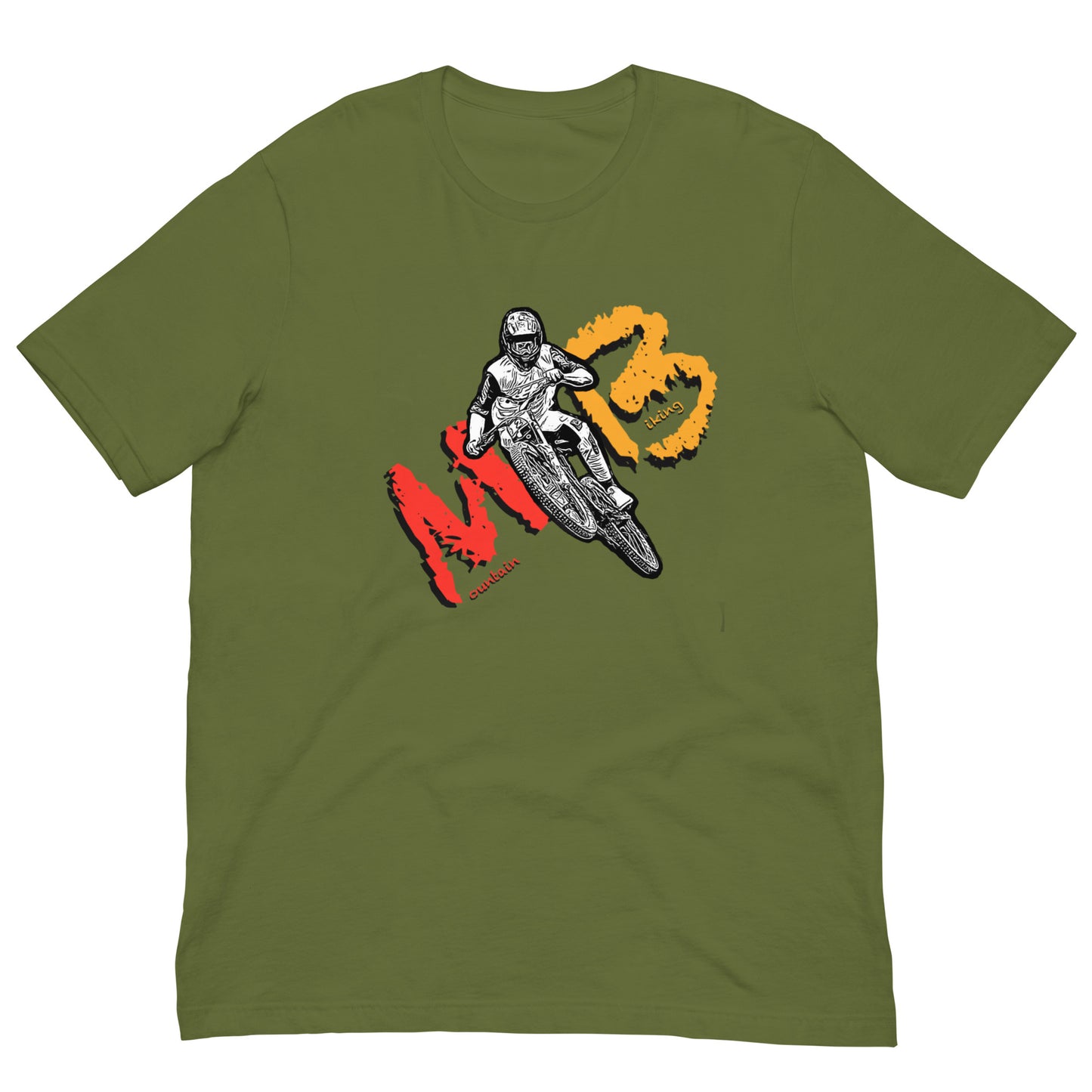 Mountain Biking Unisex t-shirt