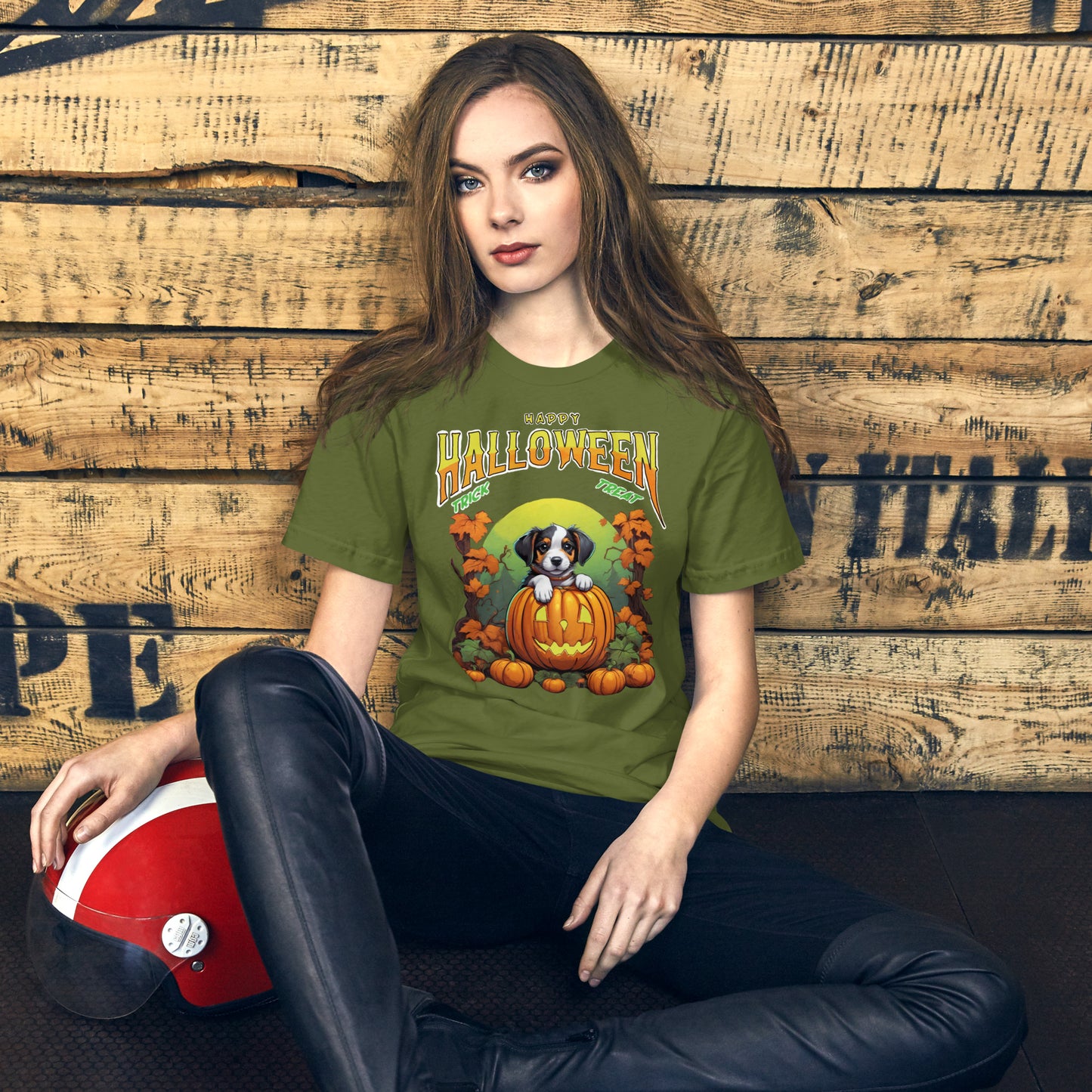 Halloween Puppy Unisex t-shirt