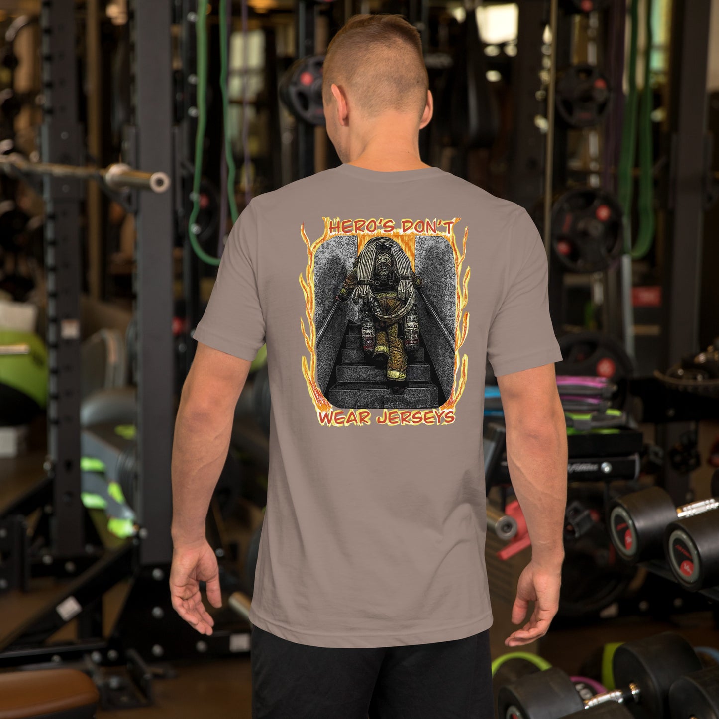Firemen - Hero’s Don’t Wear Jerseys Unisex t-shirt