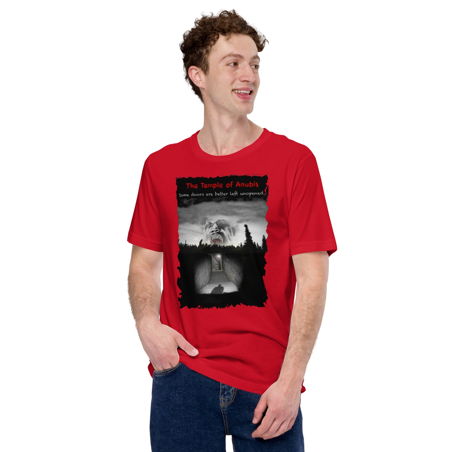 Halloween- The Temple of Anubis Unisex t-shirt