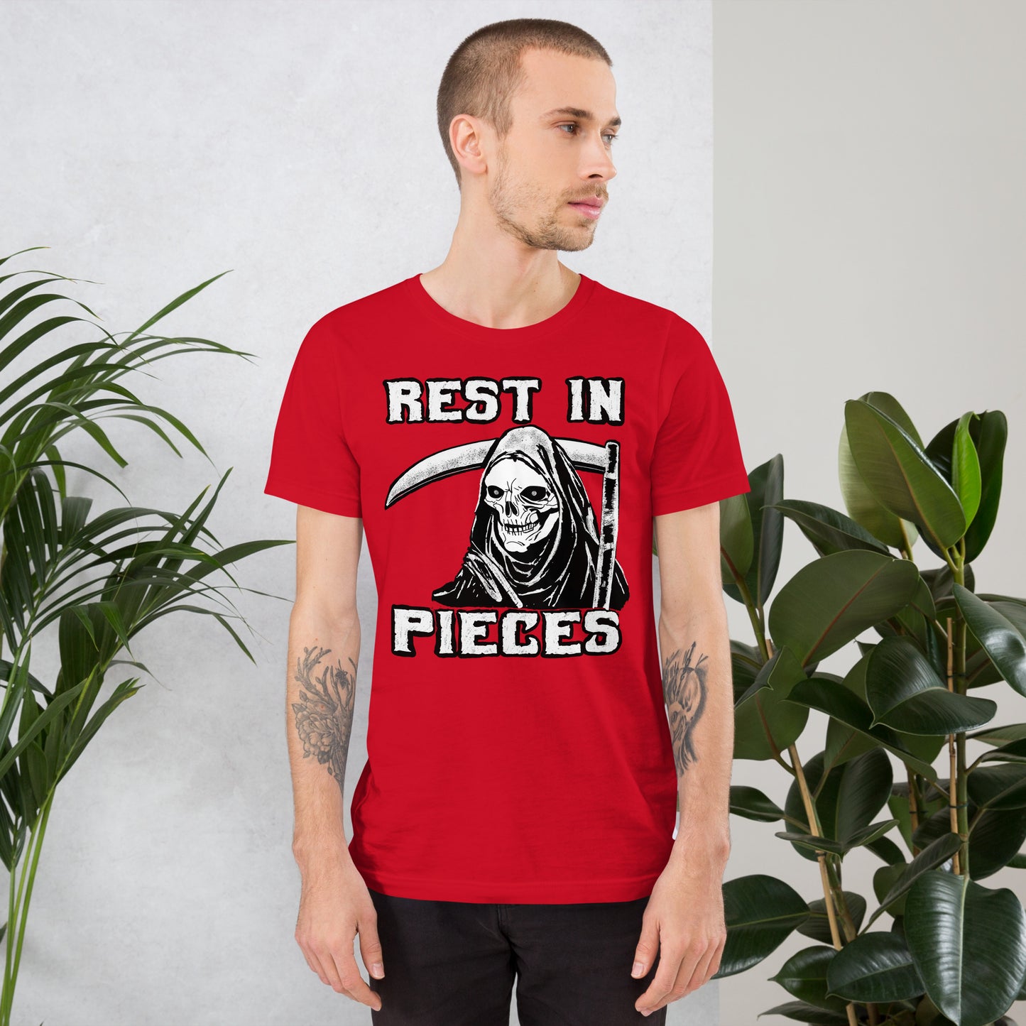 Halloween Rest in Pieces Unisex t-shirt