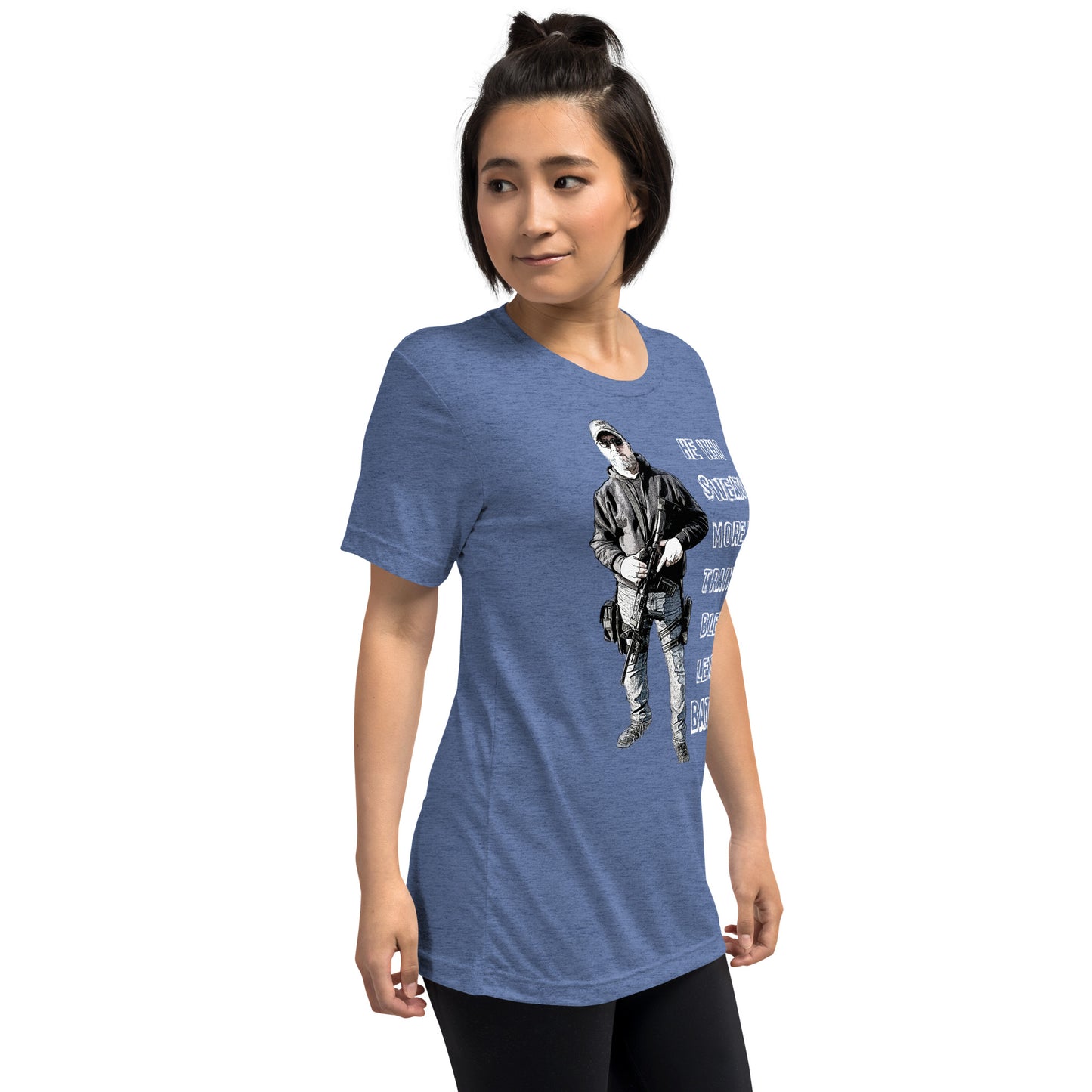 He who sweats more Short sleeve t-shirt