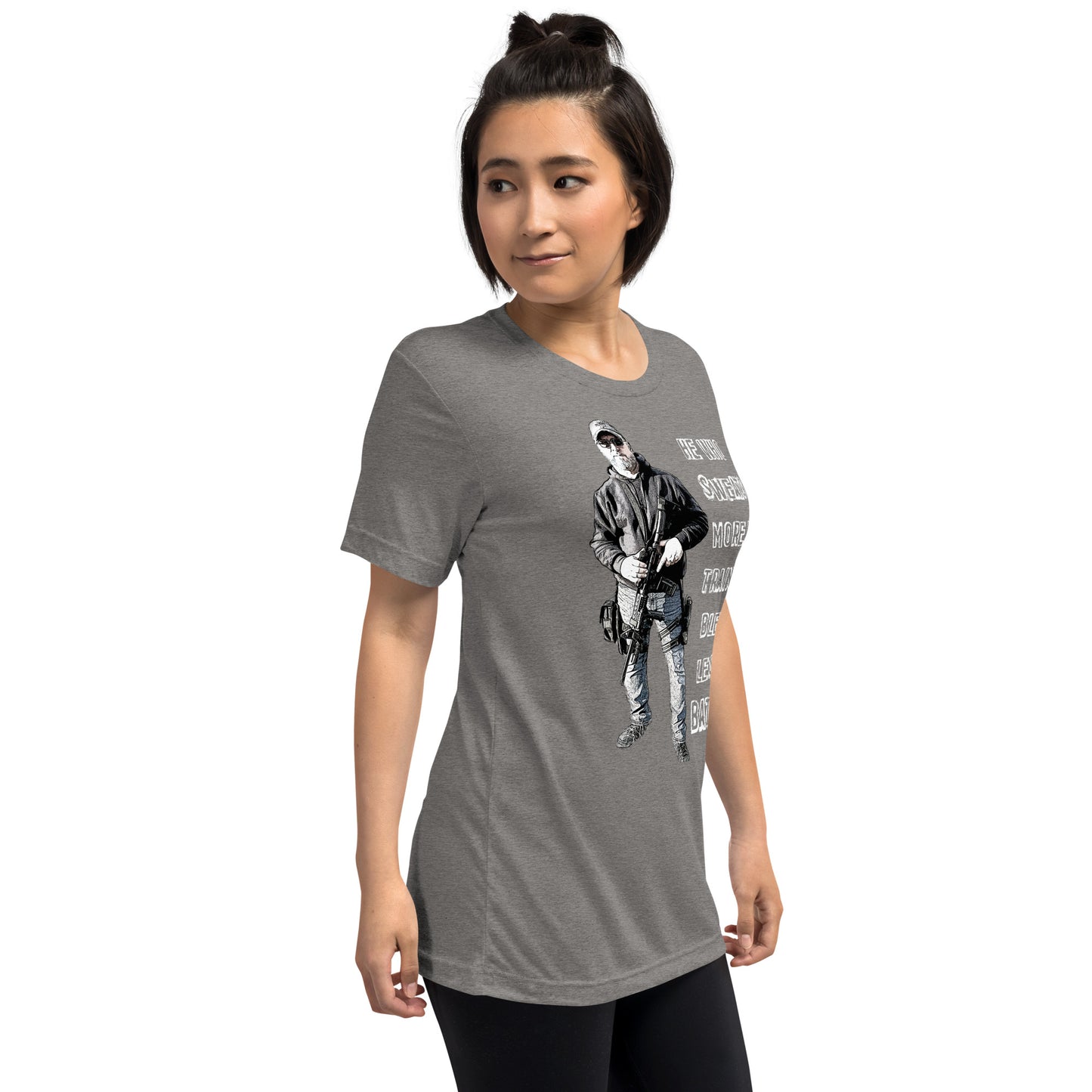 He who sweats more Short sleeve t-shirt