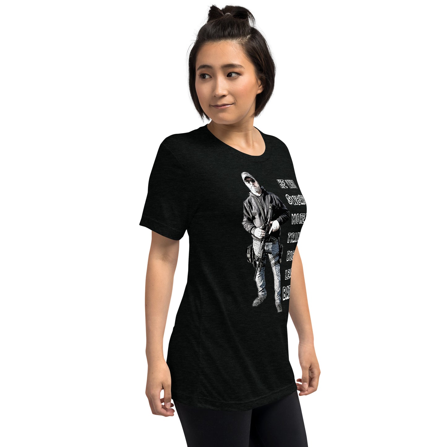 He who sweats more Short sleeve t-shirt