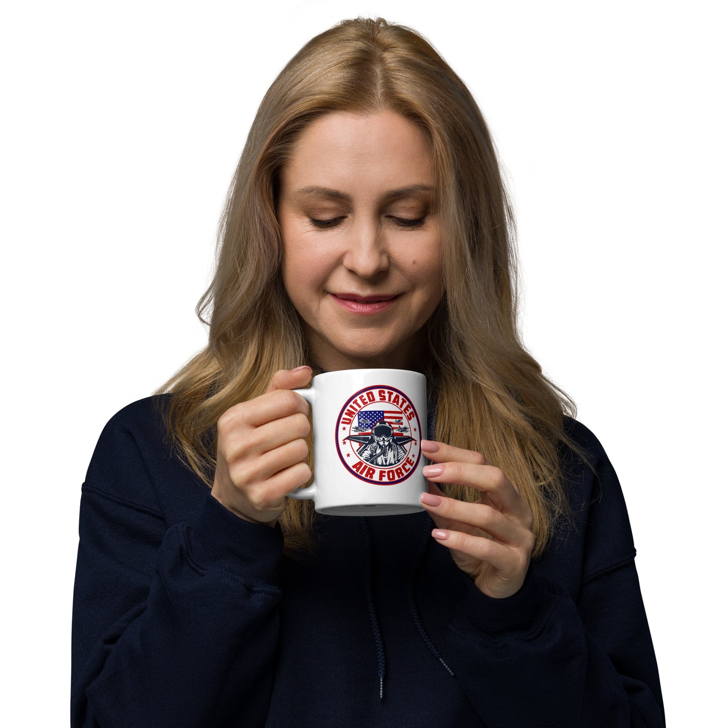 United States Air Force White glossy mug