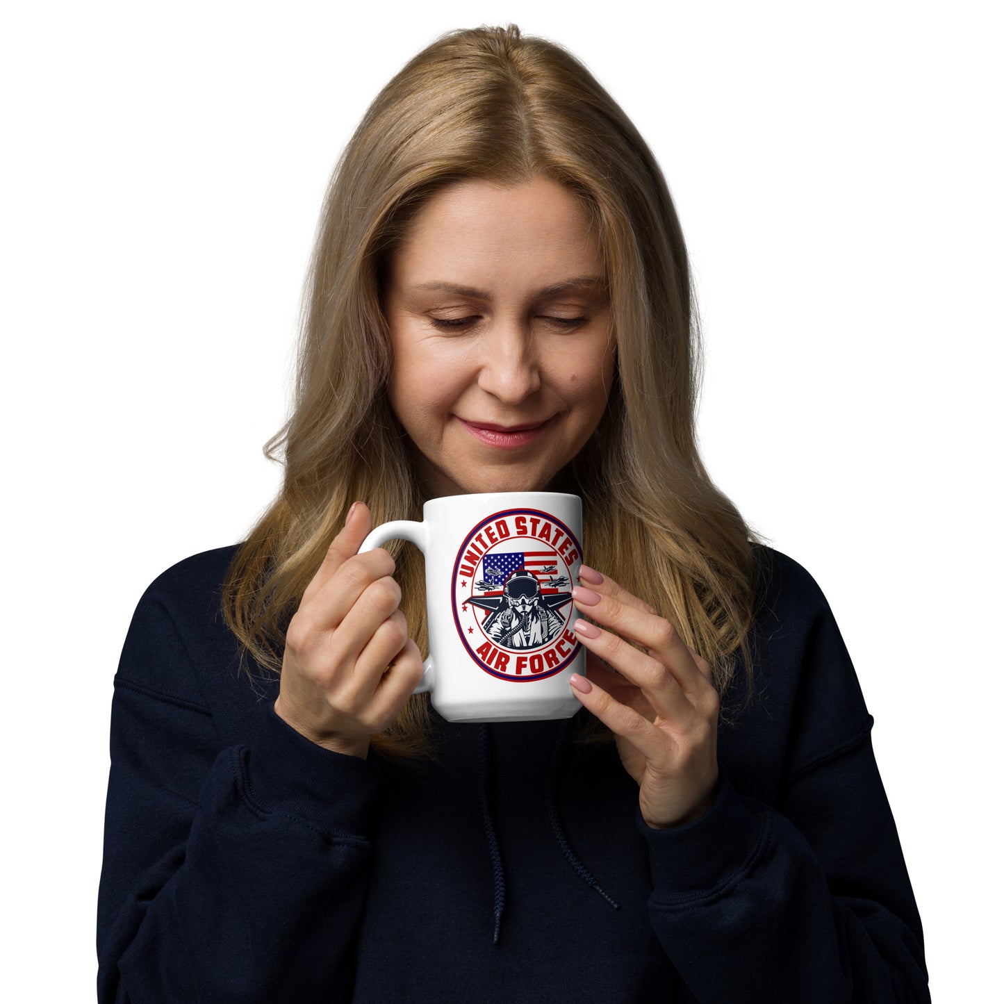 United States Air Force White glossy mug