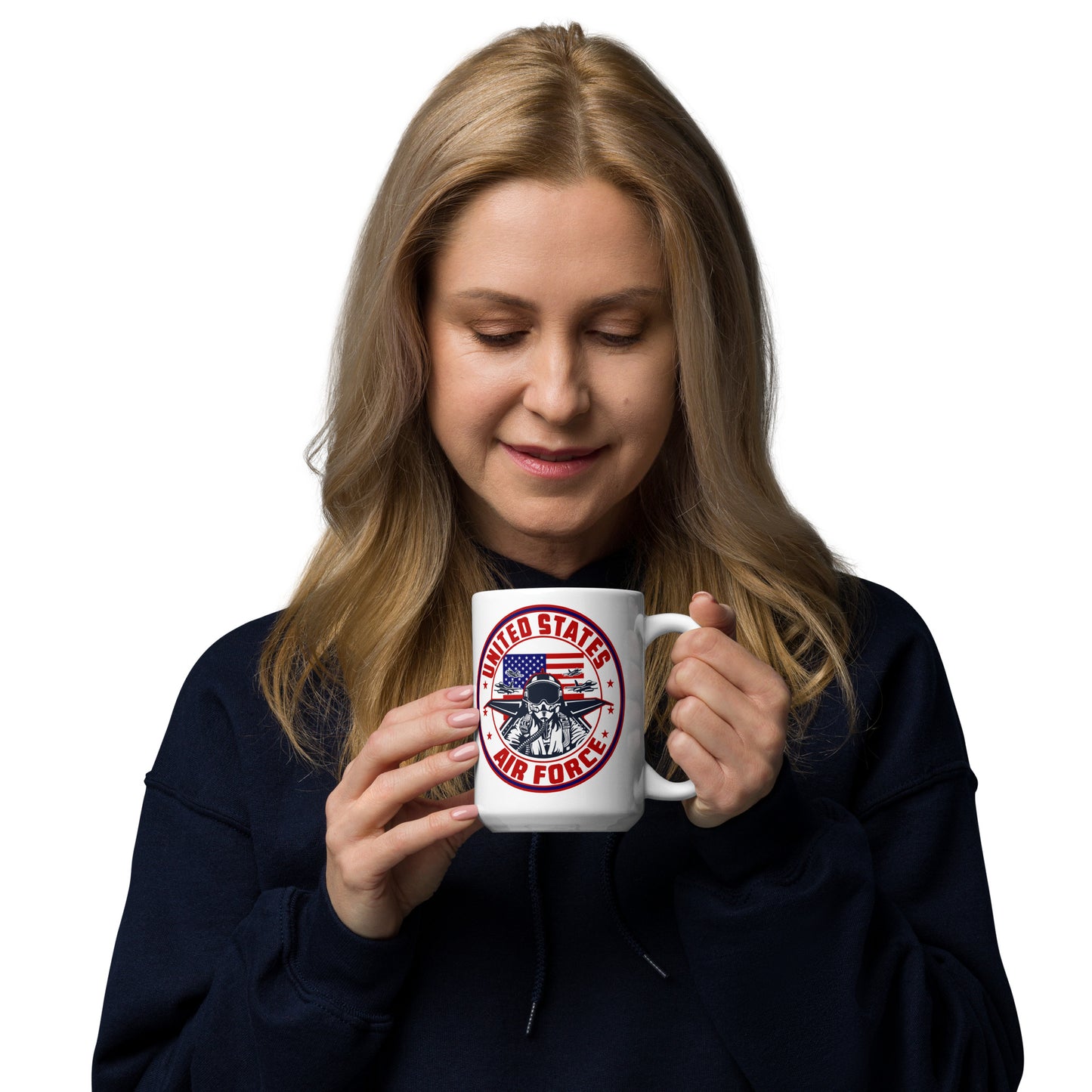 United States Air Force White glossy mug