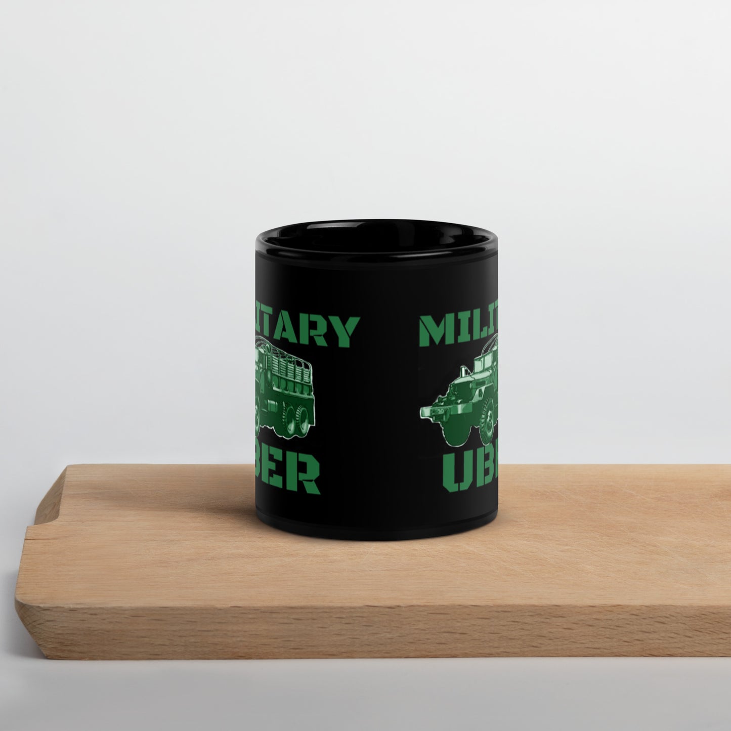 Uber Black Glossy Mug