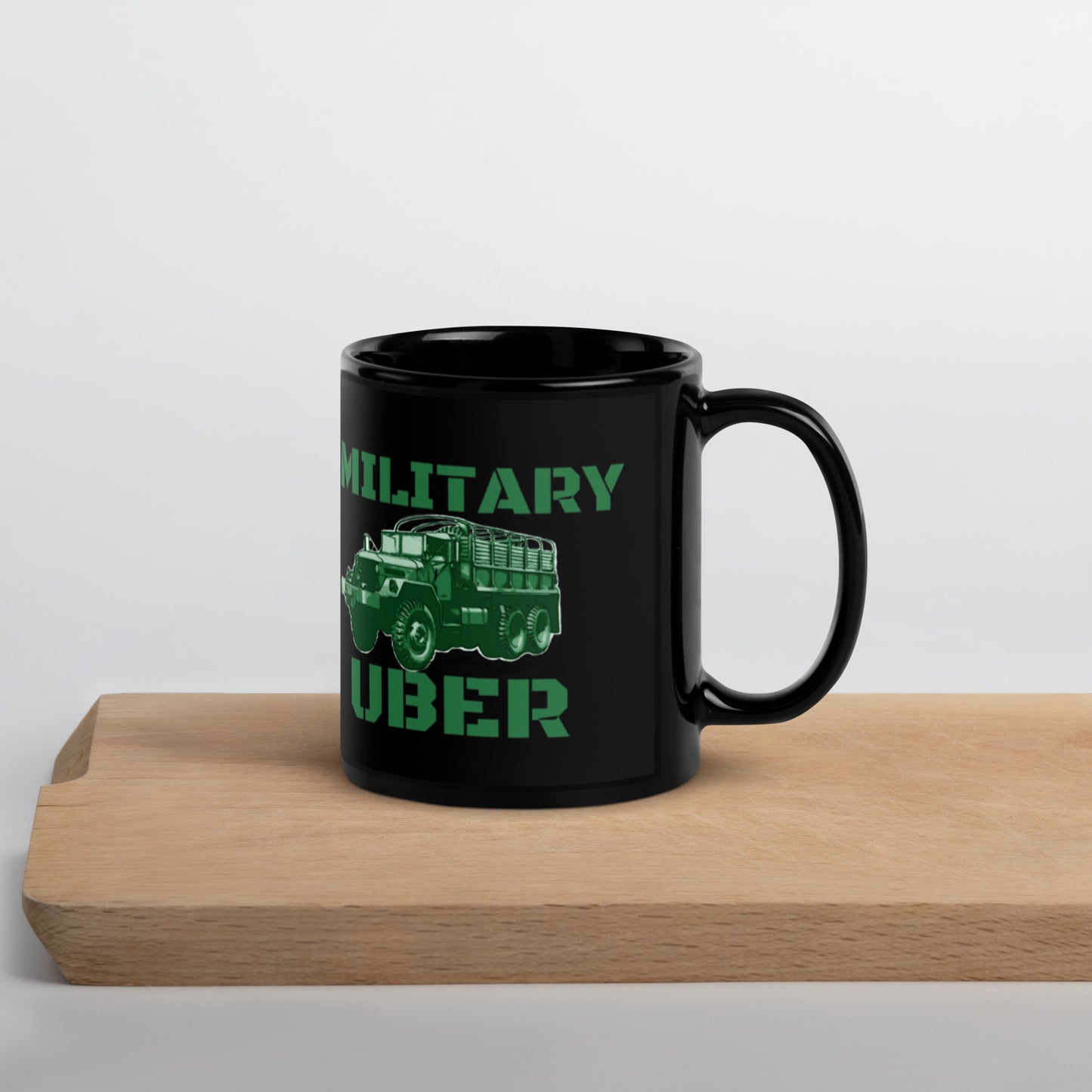 Uber Black Glossy Mug