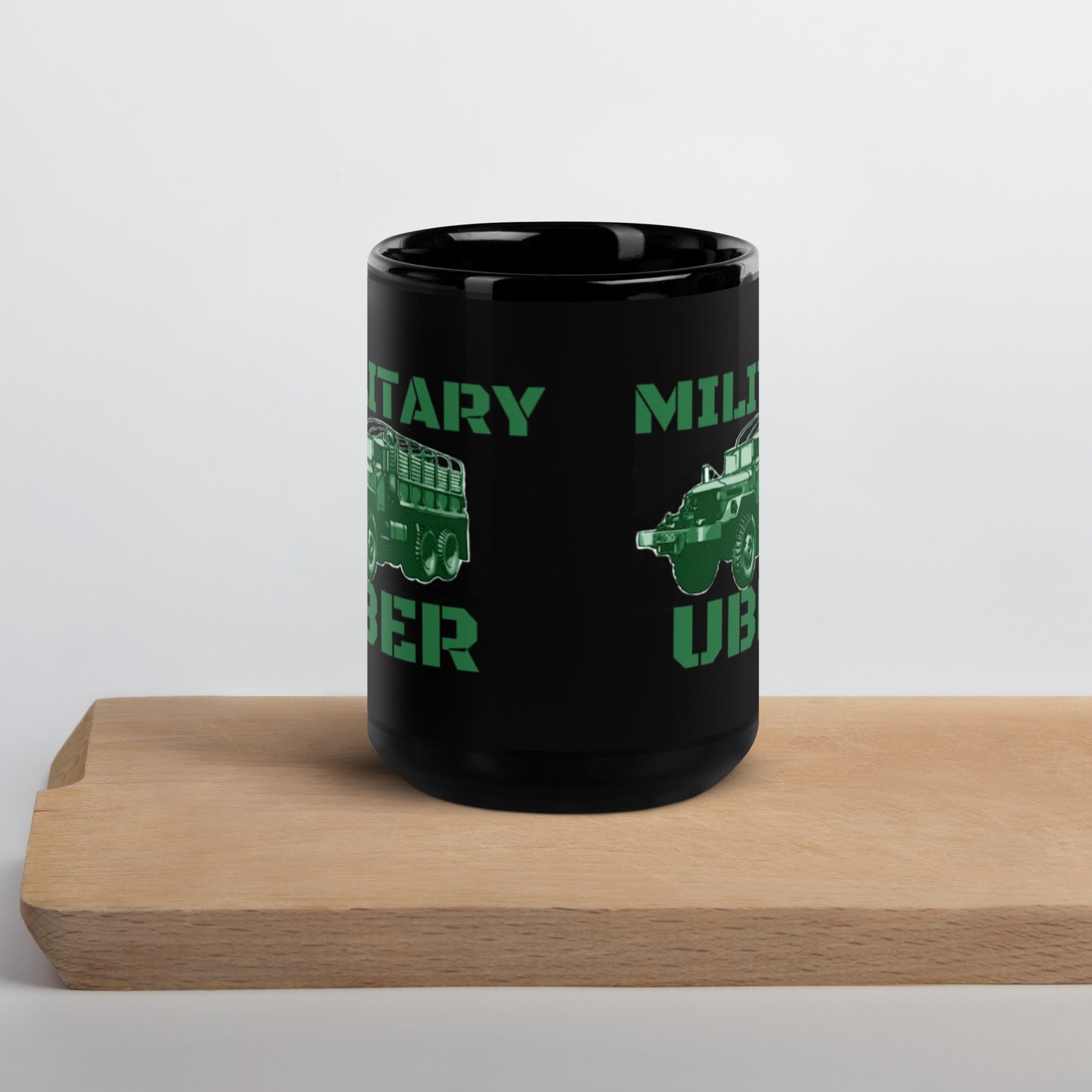 Uber Black Glossy Mug