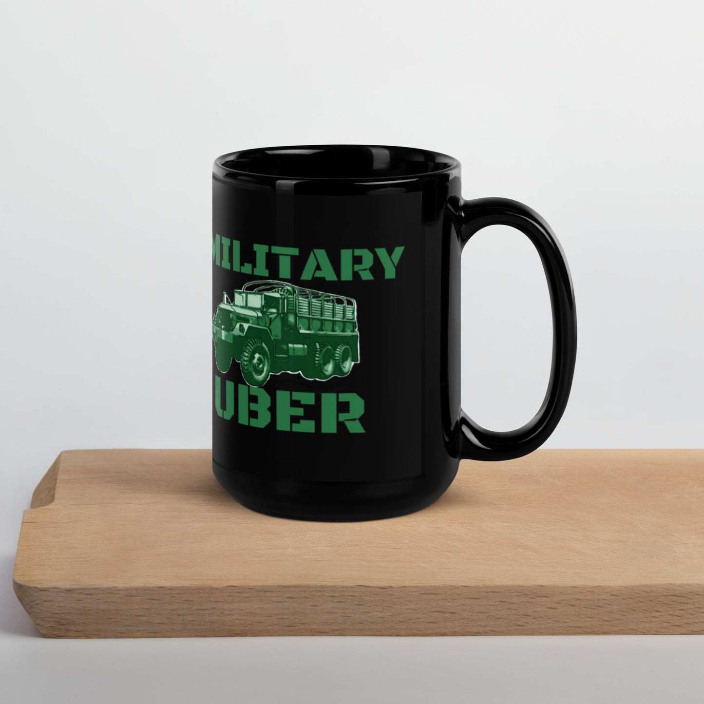 Uber Black Glossy Mug