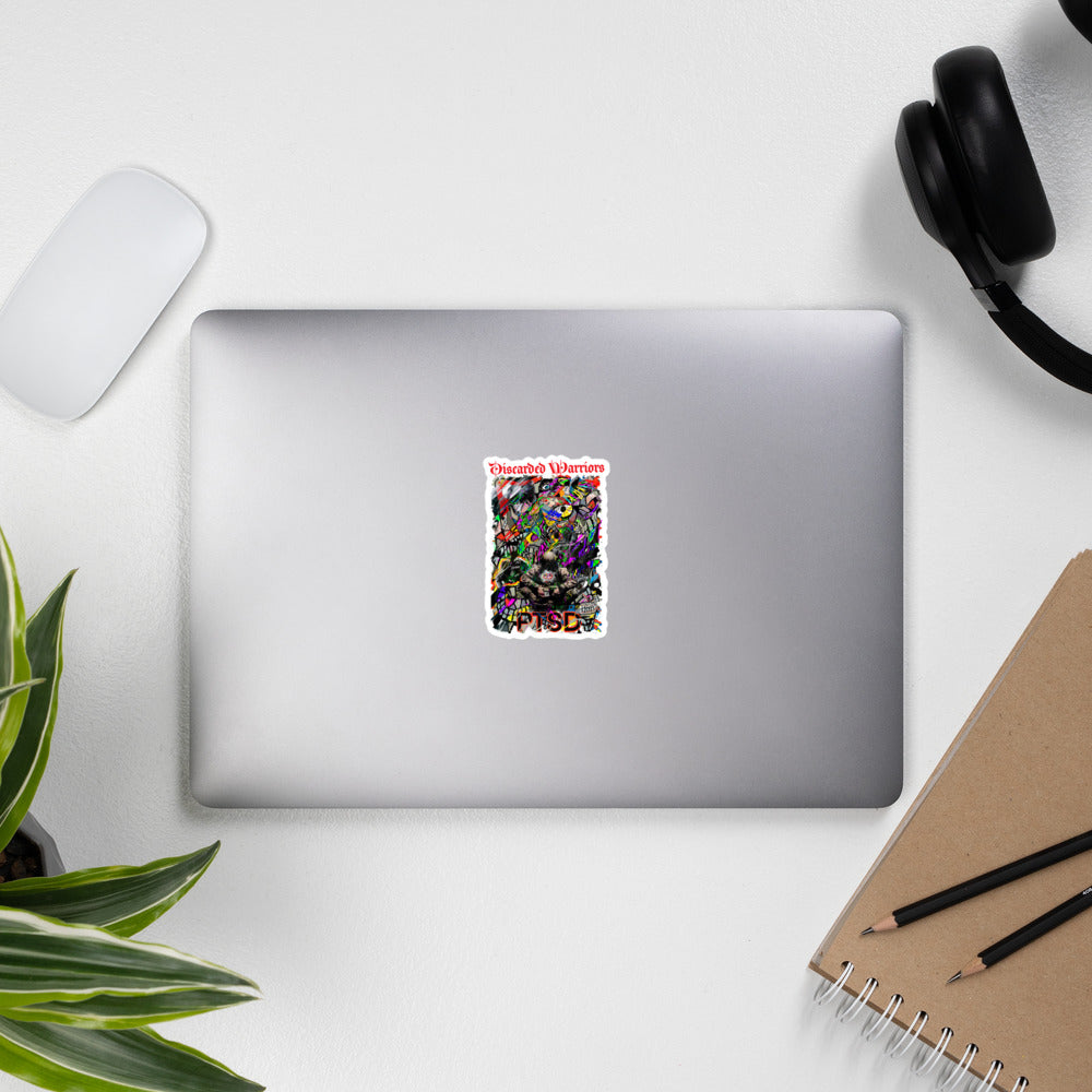 PTSD Bubble-free stickers