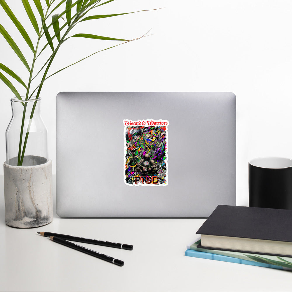 PTSD Bubble-free stickers
