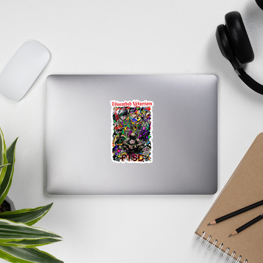 PTSD Bubble-free stickers