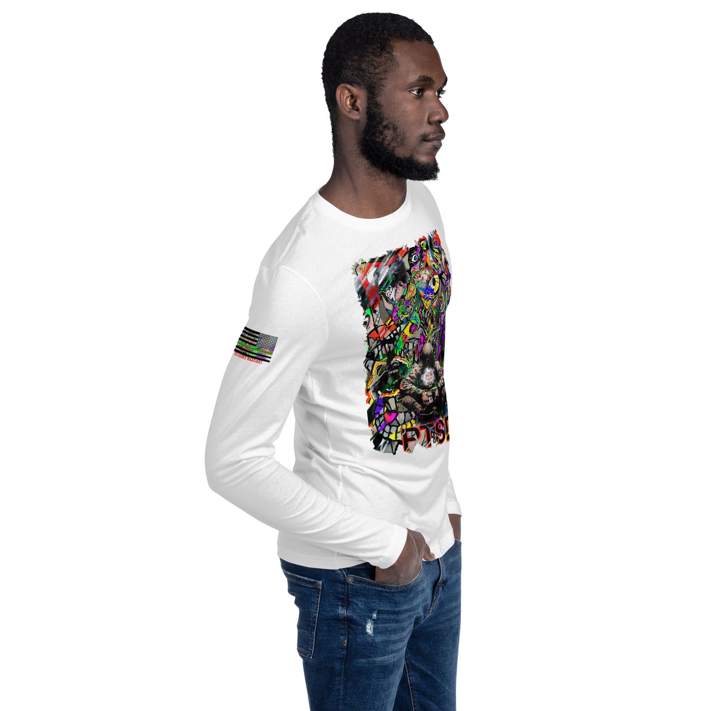 PTSD Long Sleeve Fitted Crew