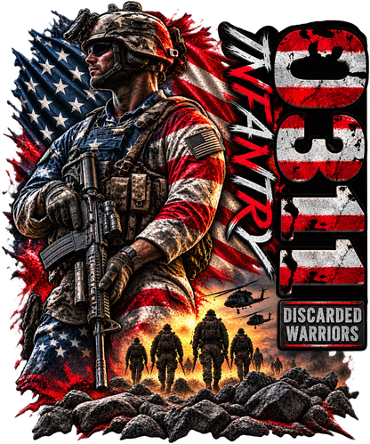 Discarded Warriors American Flag Skull Gift Card
