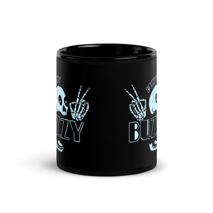 Buzzy Buzzy Black Glossy Mug