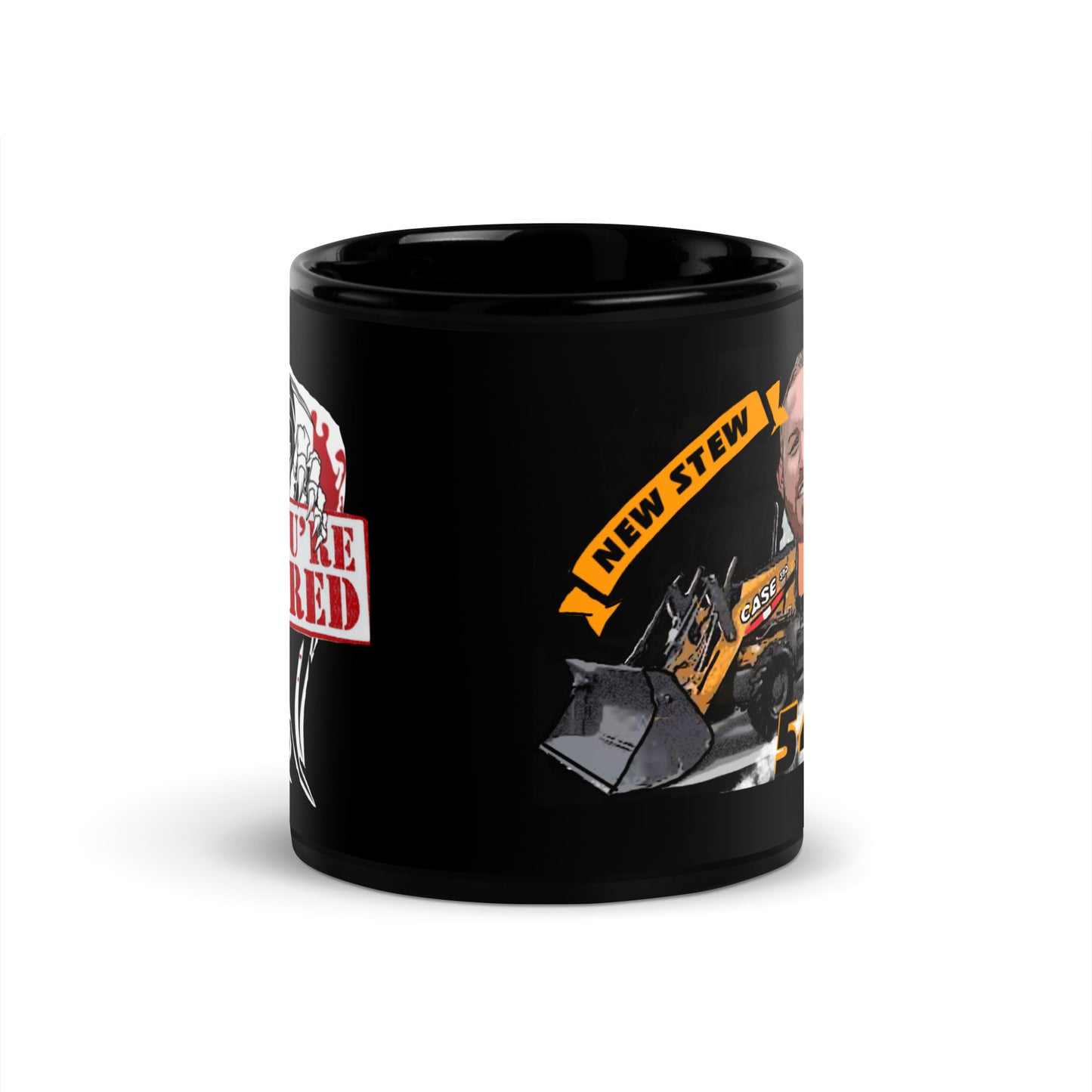 New Stew Black Glossy Mug