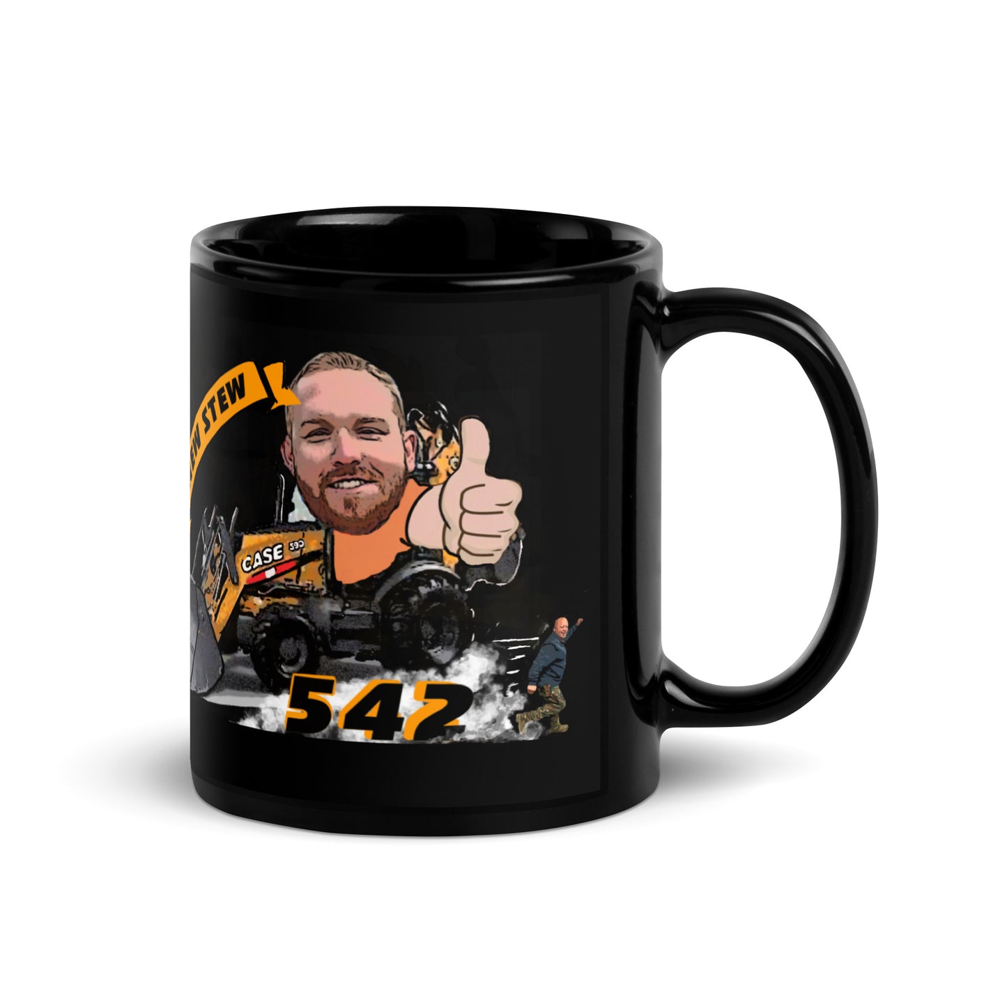 New Stew Black Glossy Mug